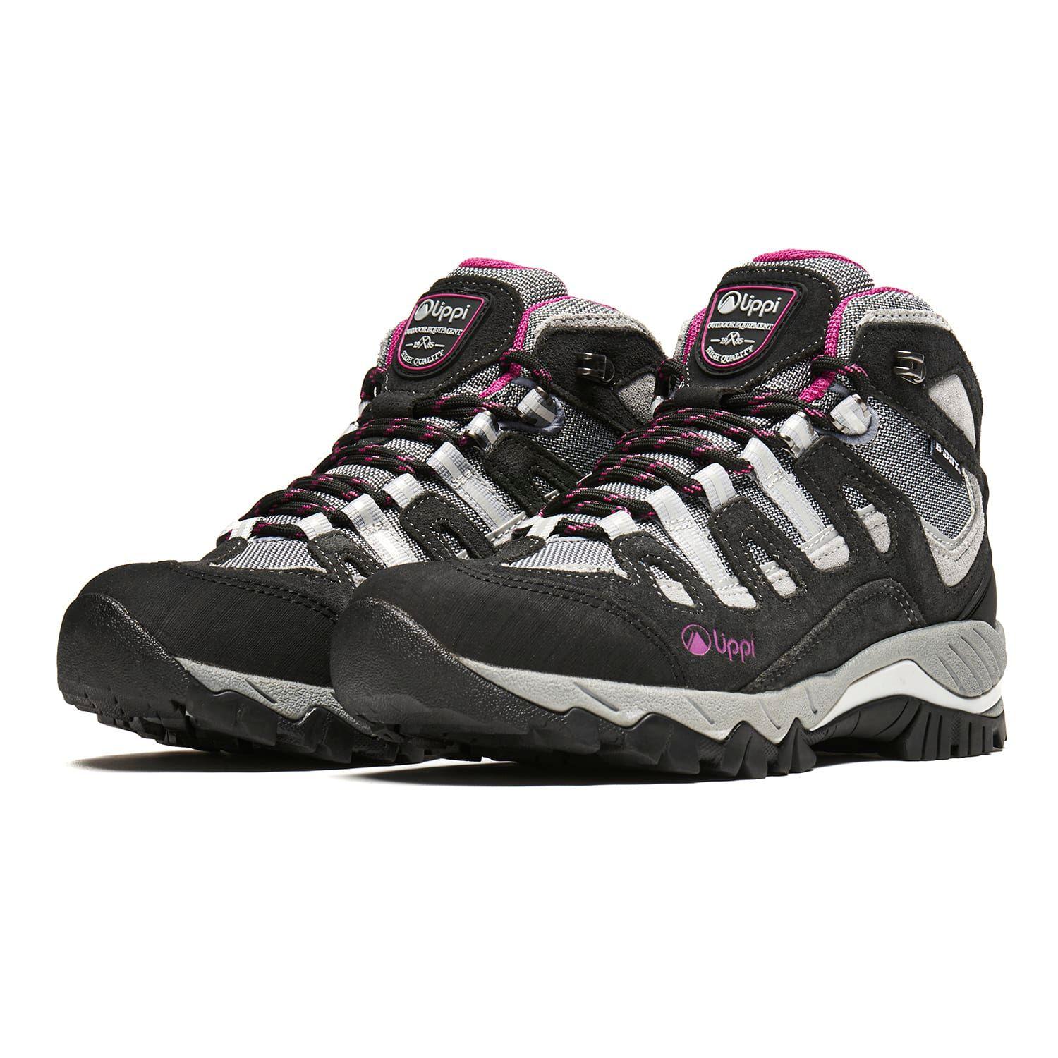 Botín Mujer Puelo CS Hi Grafito Fucsia Lippi TT21-2