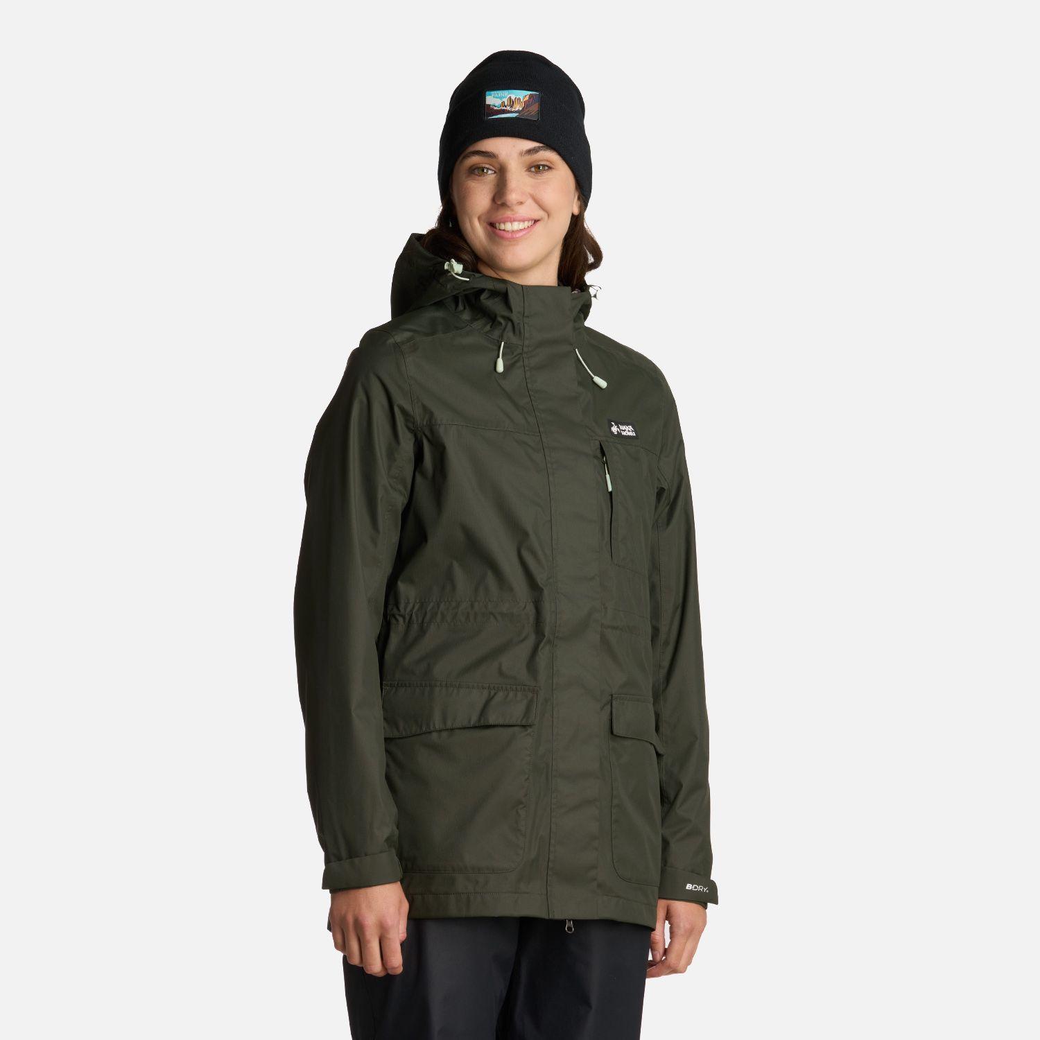 Chaqueta Mujer Kauai Verde Militar Haka Honu I25-1