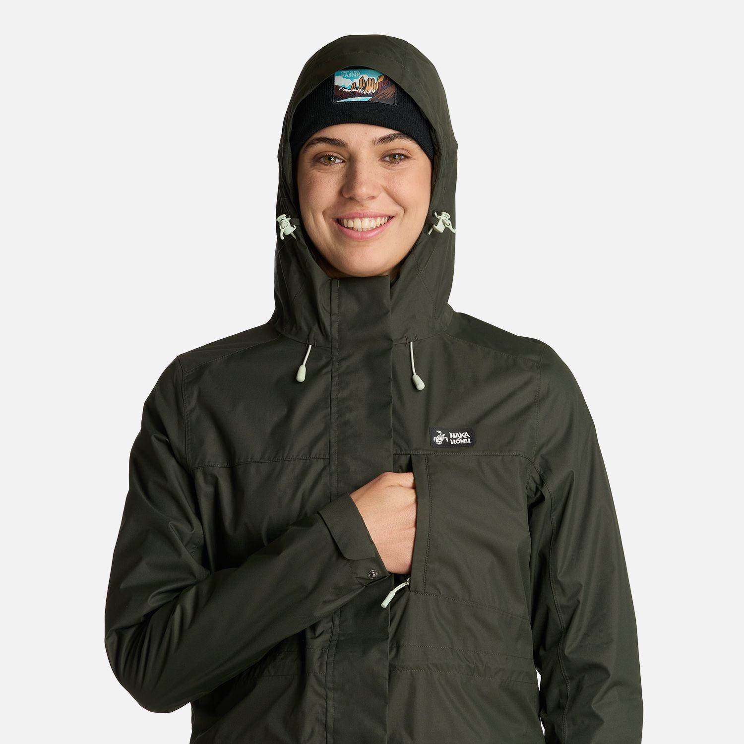 Chaqueta Mujer Kauai Verde Militar Haka Honu I25-3