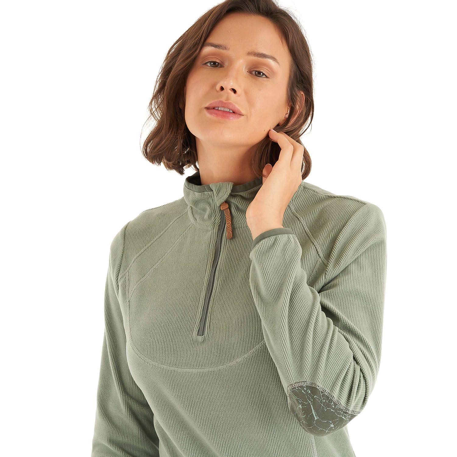 Poleron Mujer Taina Verde Haka Honu-6