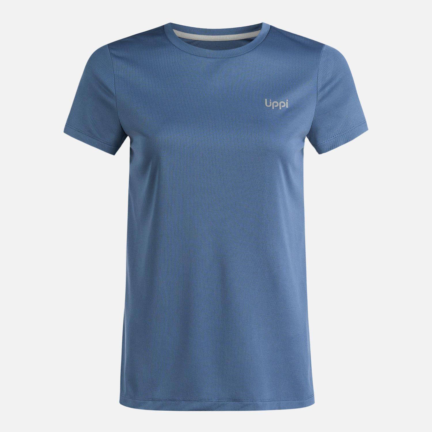 Polera Mujer Core Q-Dry T-Shirt Azul Piedra Lippi-5