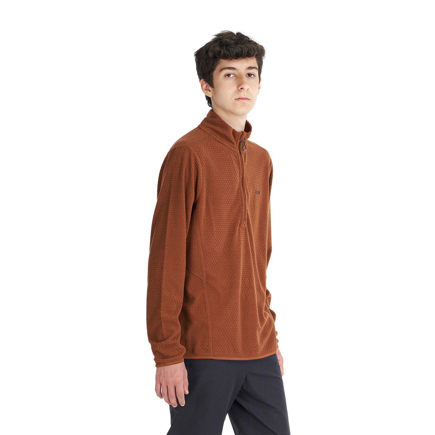 Poleron Teen Boy Mild Nano-F 14 Zip Terracota Lippi V22-2