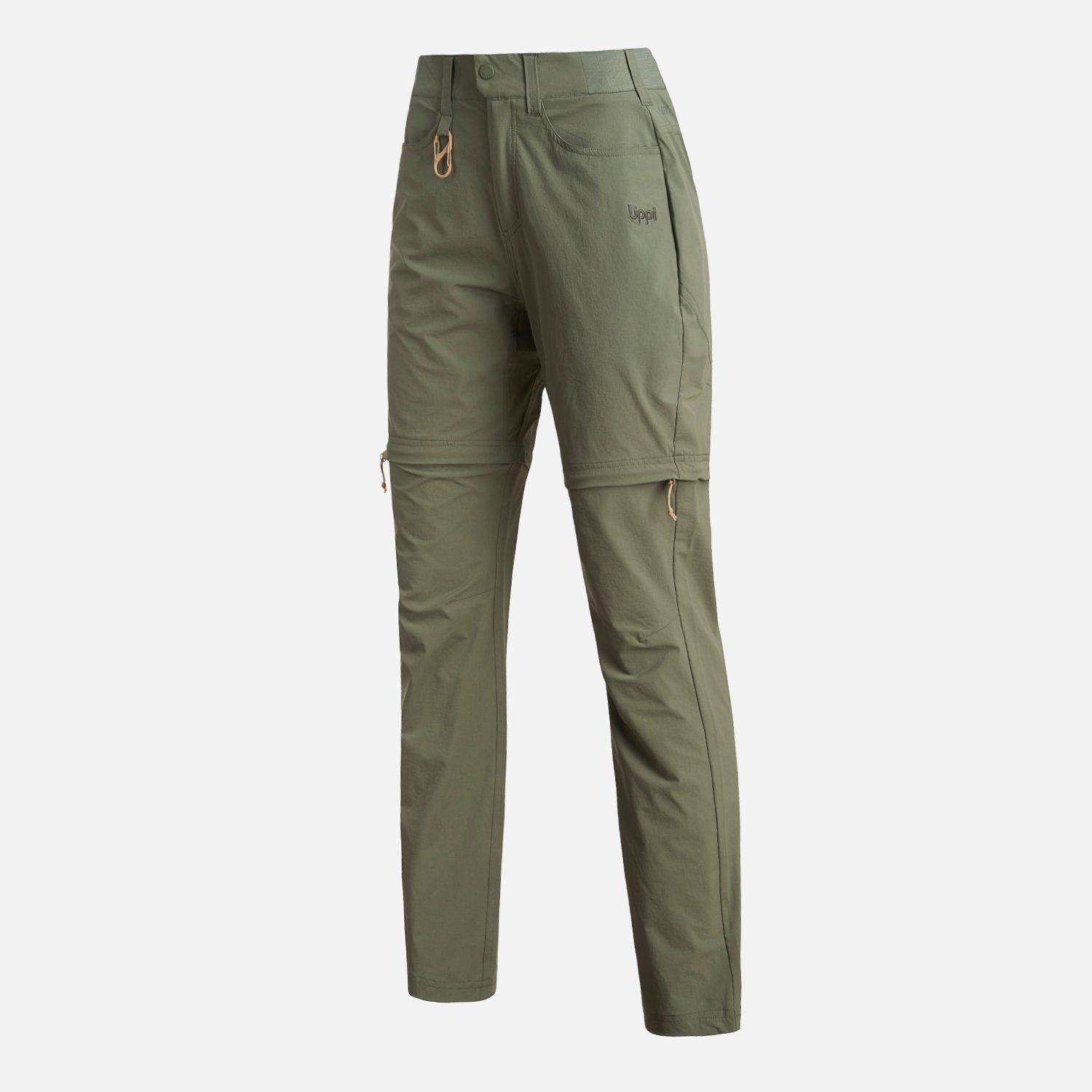 Pantalon Mujer  Lennox Q-Dry Mix-2 Pants Verde Musgo Lippi-0