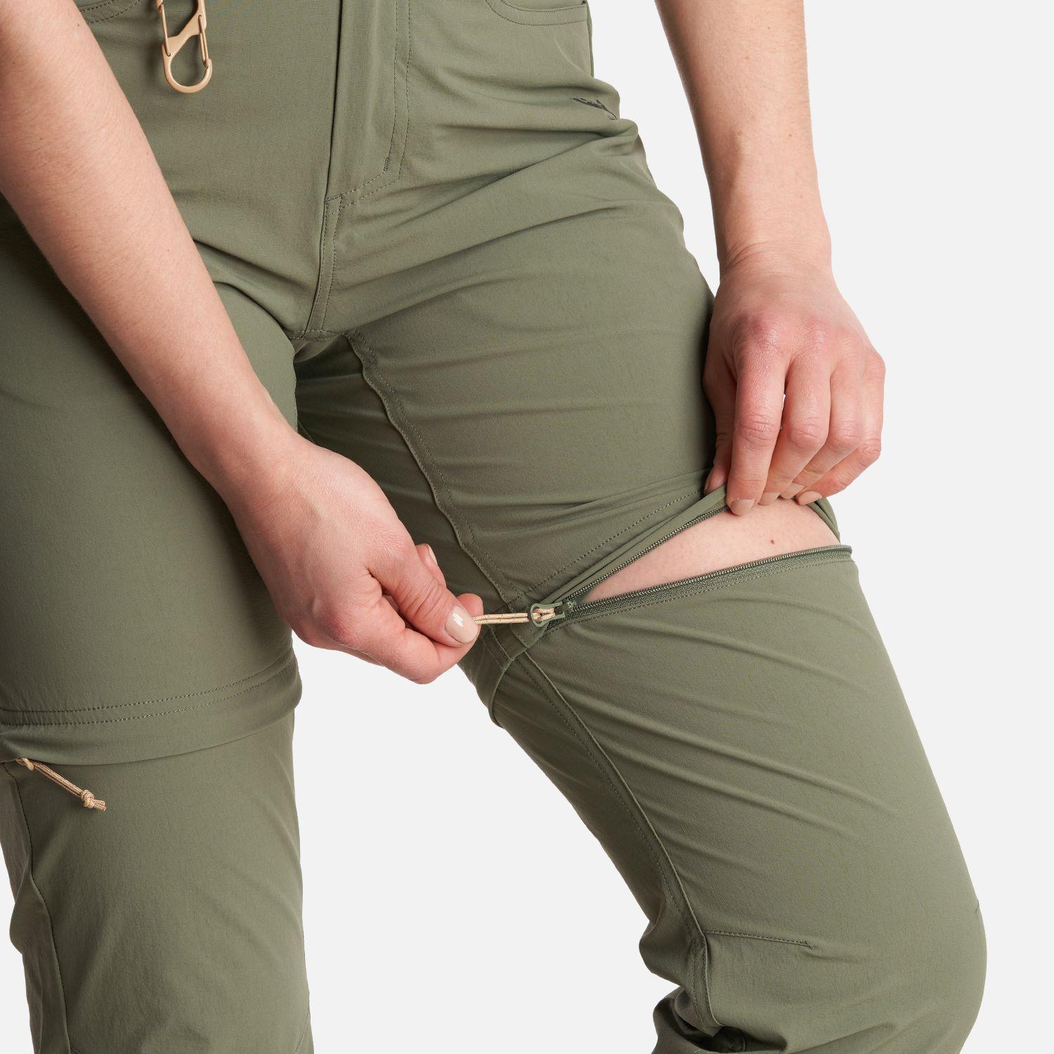 Pantalon Mujer  Lennox Q-Dry Mix-2 Pants Verde Musgo Lippi-6