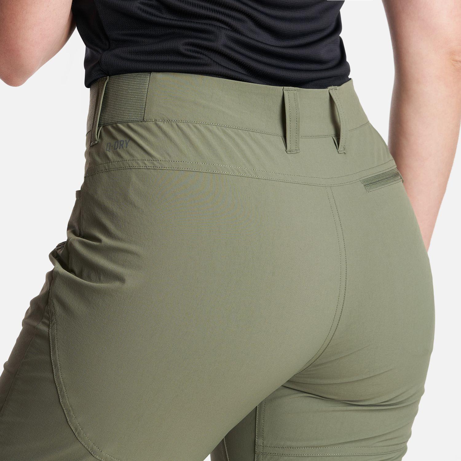Pantalon Mujer  Lennox Q-Dry Mix-2 Pants Verde Musgo Lippi-8