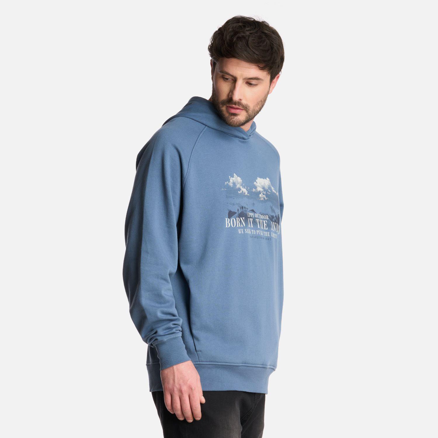 Polerón Hombre Insigne Hoody Sweatshirt Front Azul Lippi-1