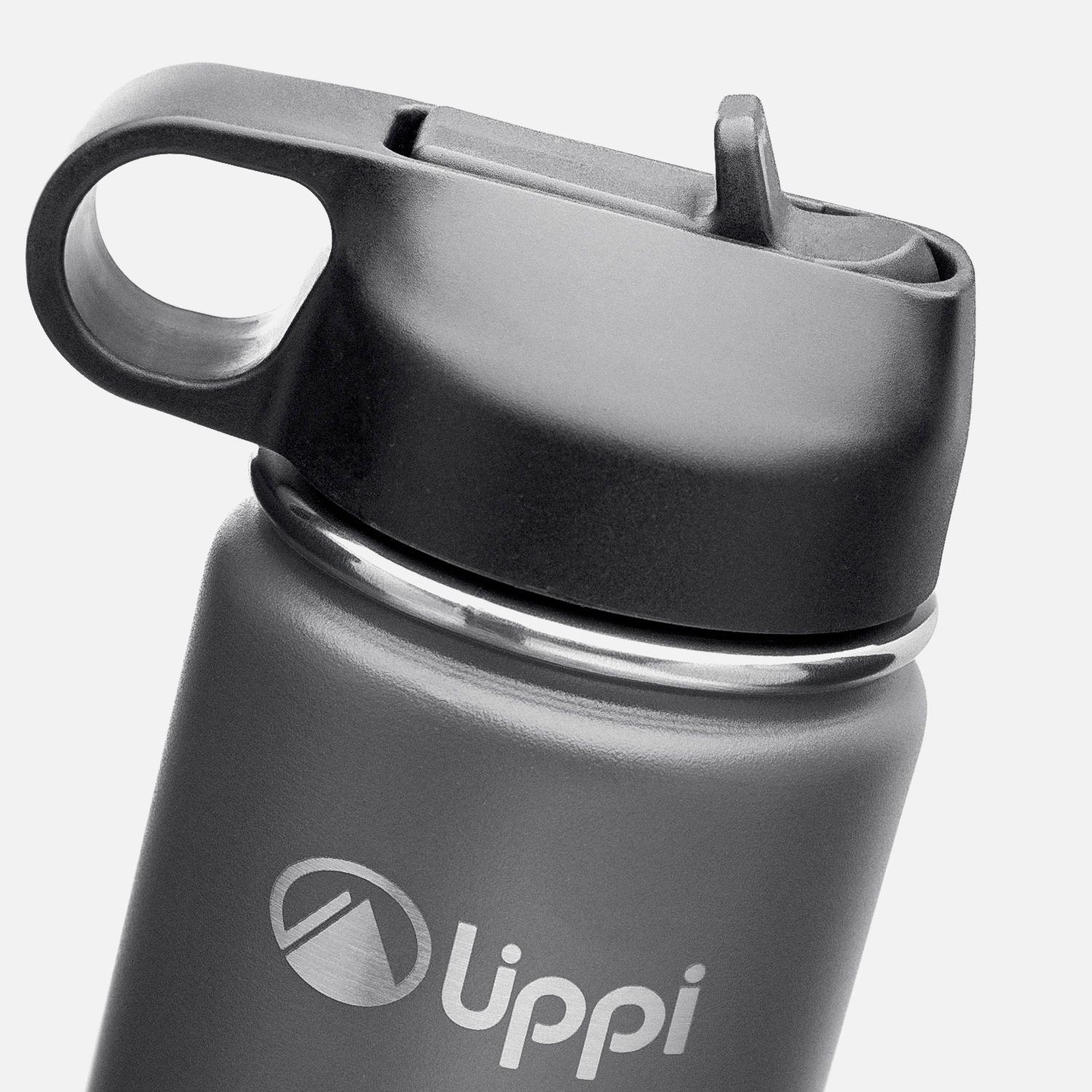 Botella Unisex Light Steel Sport Top Bottle 550 ML Grafito Lippi-1