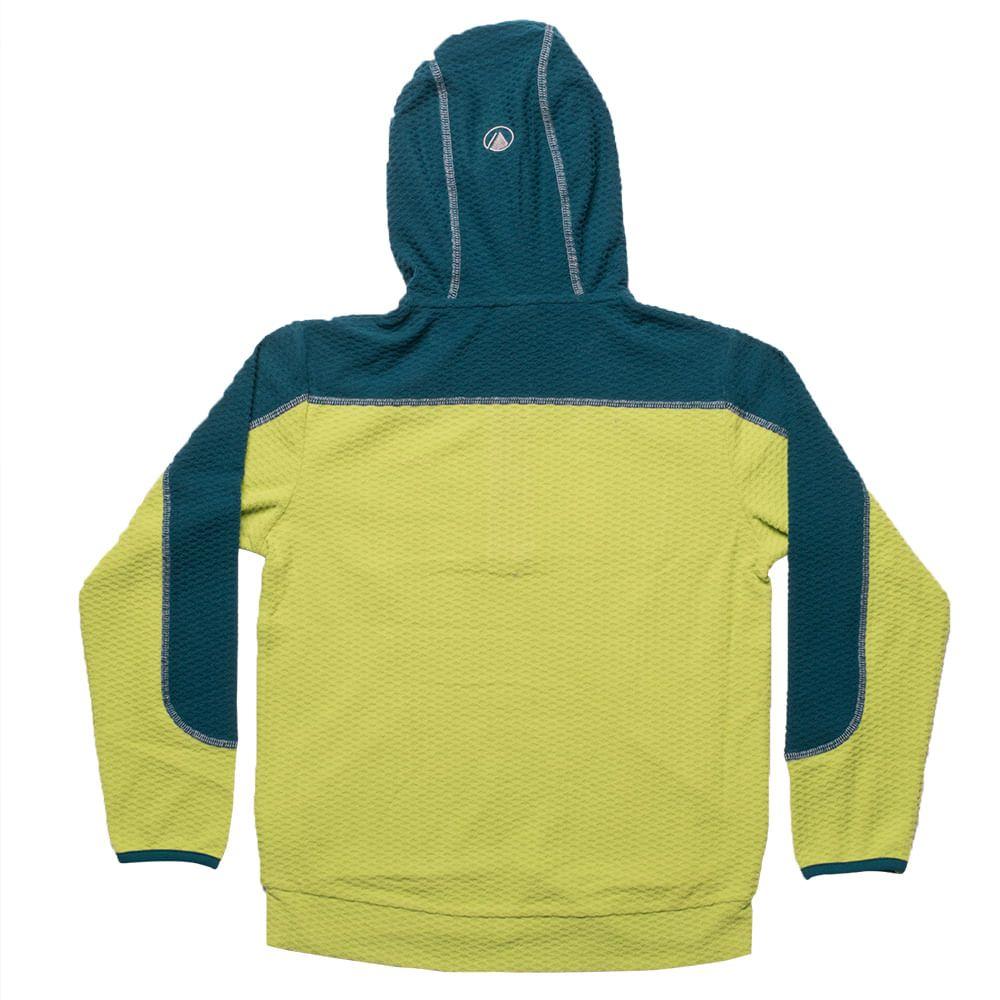 Poleron Niño Saltamontes Nano-F 14 Zip Hoody Verde / Azul Marino Lippi-2