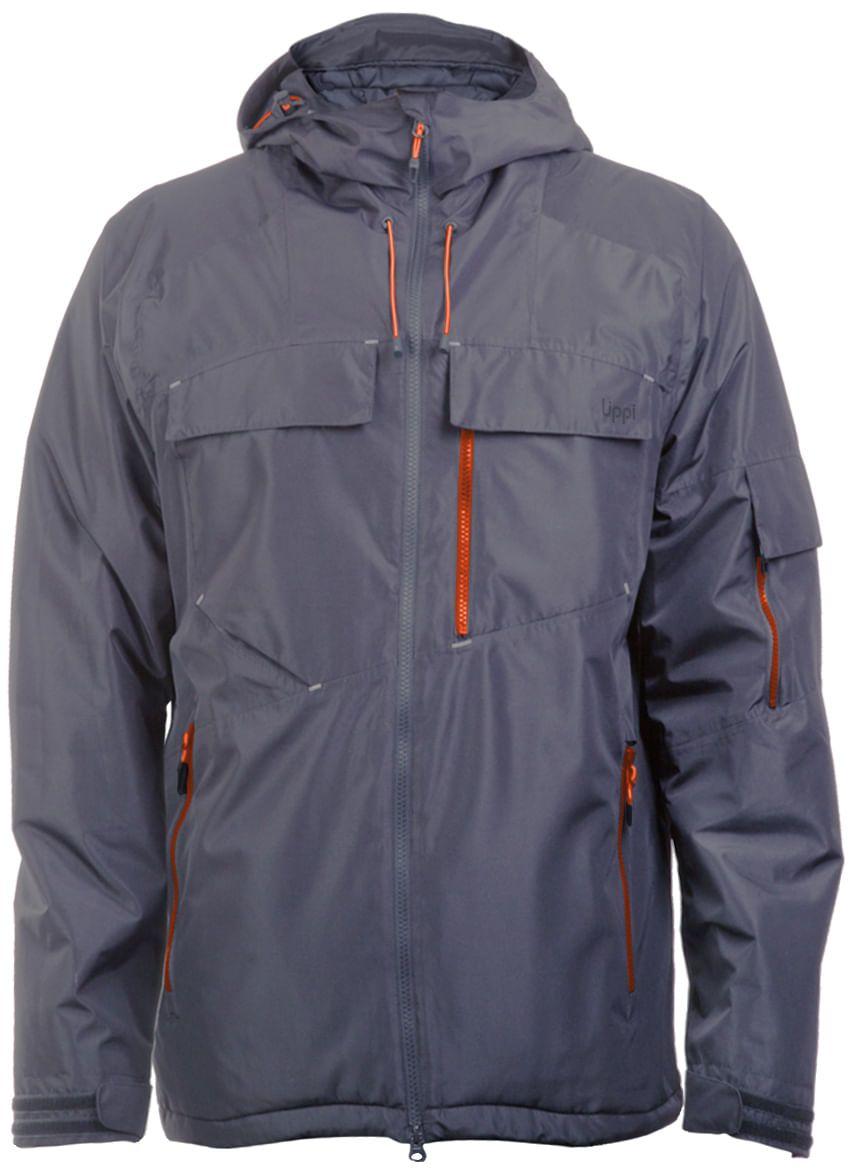 Chaqueta Hombre Taique Gris Oscuro / Rojo Tomate Lippi-0