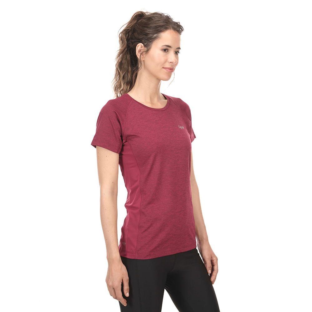 Polera Mujer Fury UV-Stop T-Shirt Melange Grafito Lippi-2