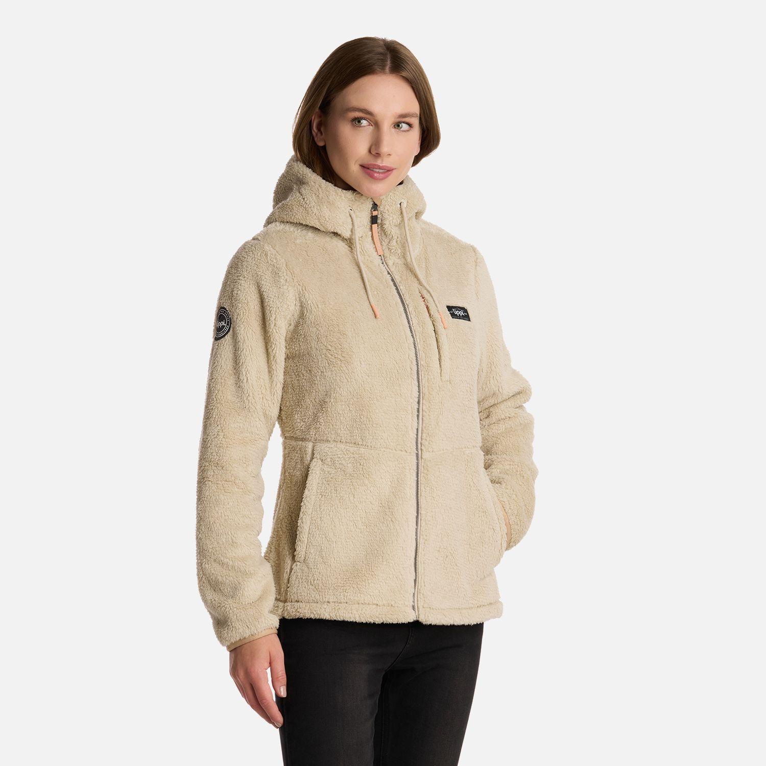 Polar Mujer Bear Shaggy-Pro Hoody Jacket Crudo Lippi I25-1