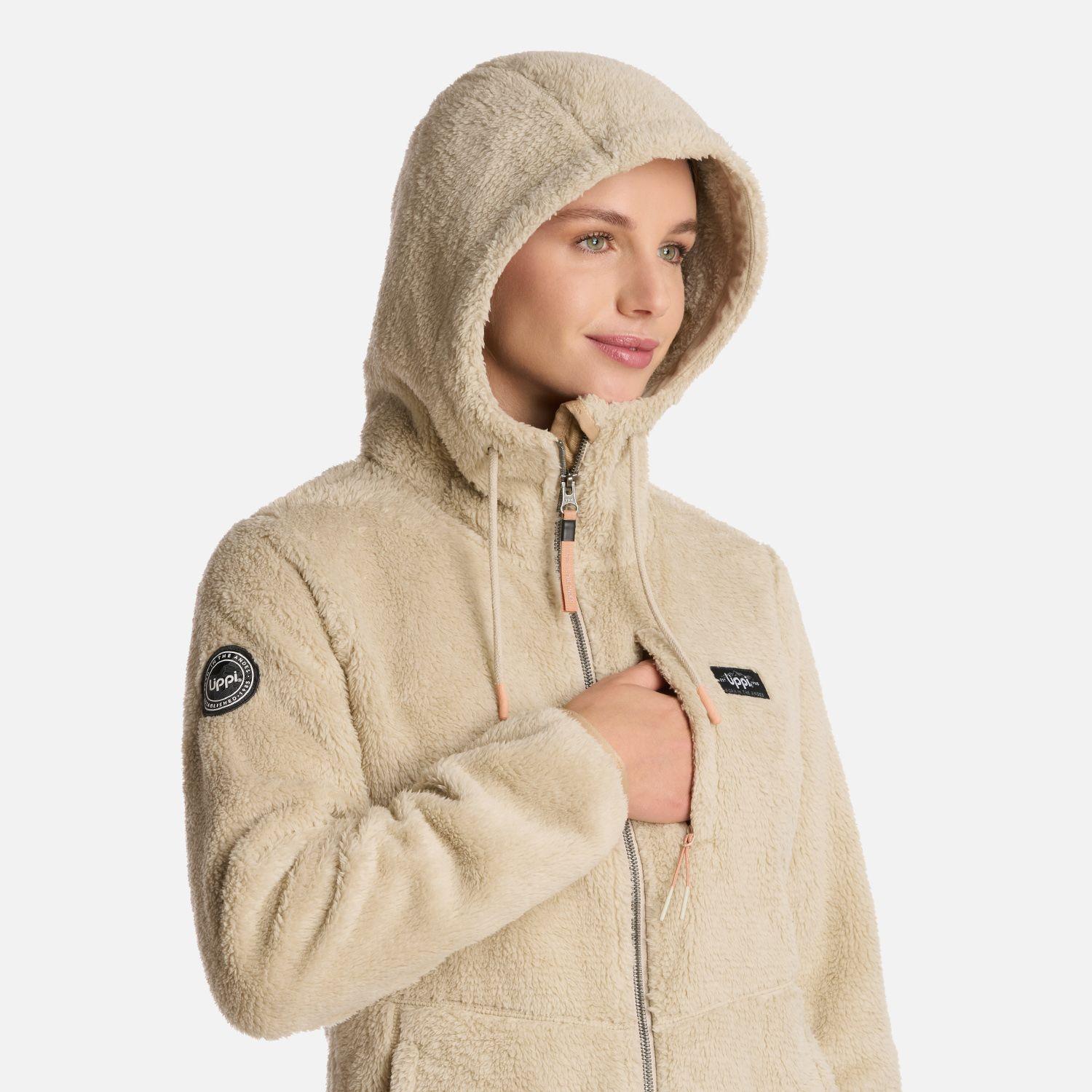 Polar Mujer Bear Shaggy-Pro Hoody Jacket Crudo Lippi I25-2