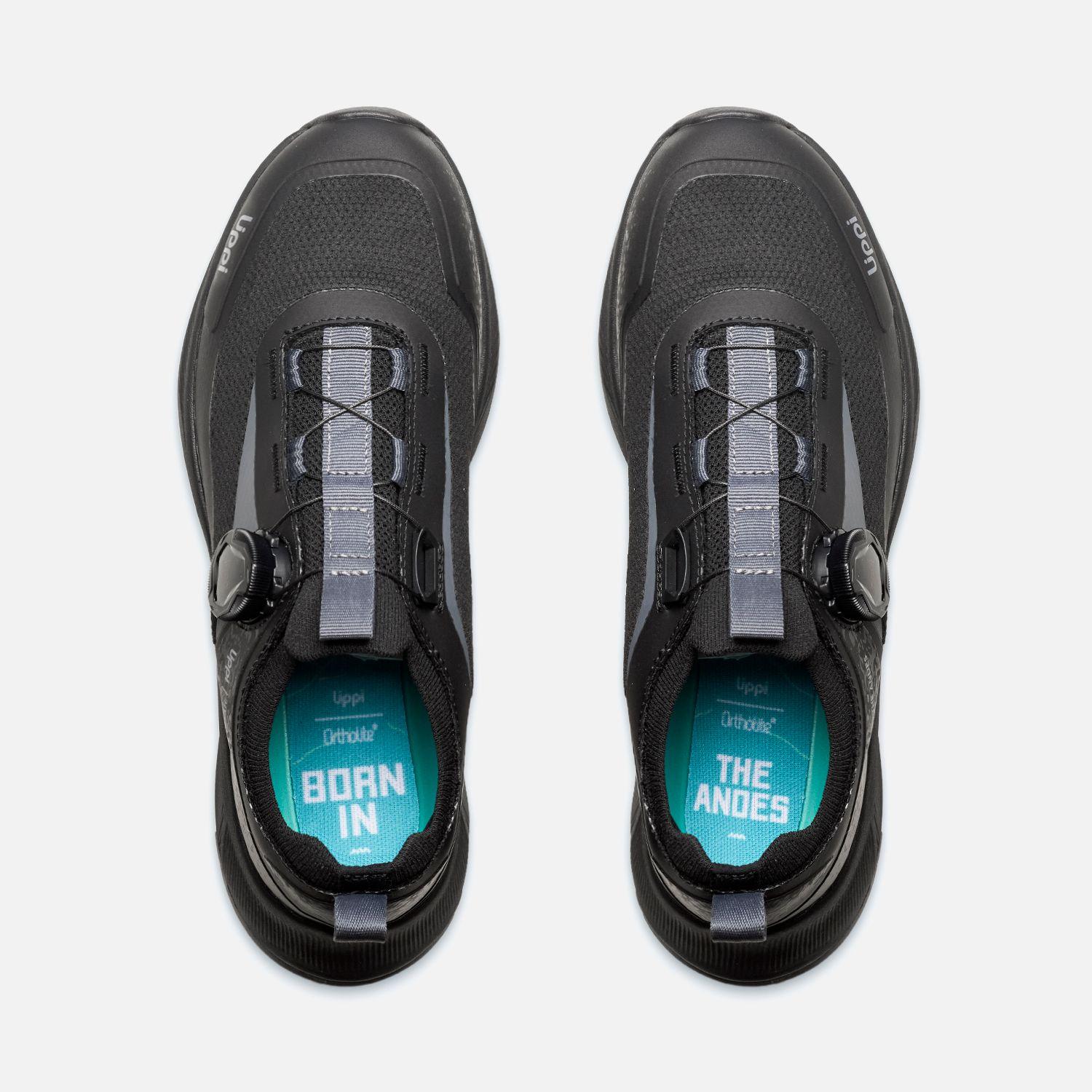 Zapatilla Mujer Light Knit Twist Negro Lippi I26-4