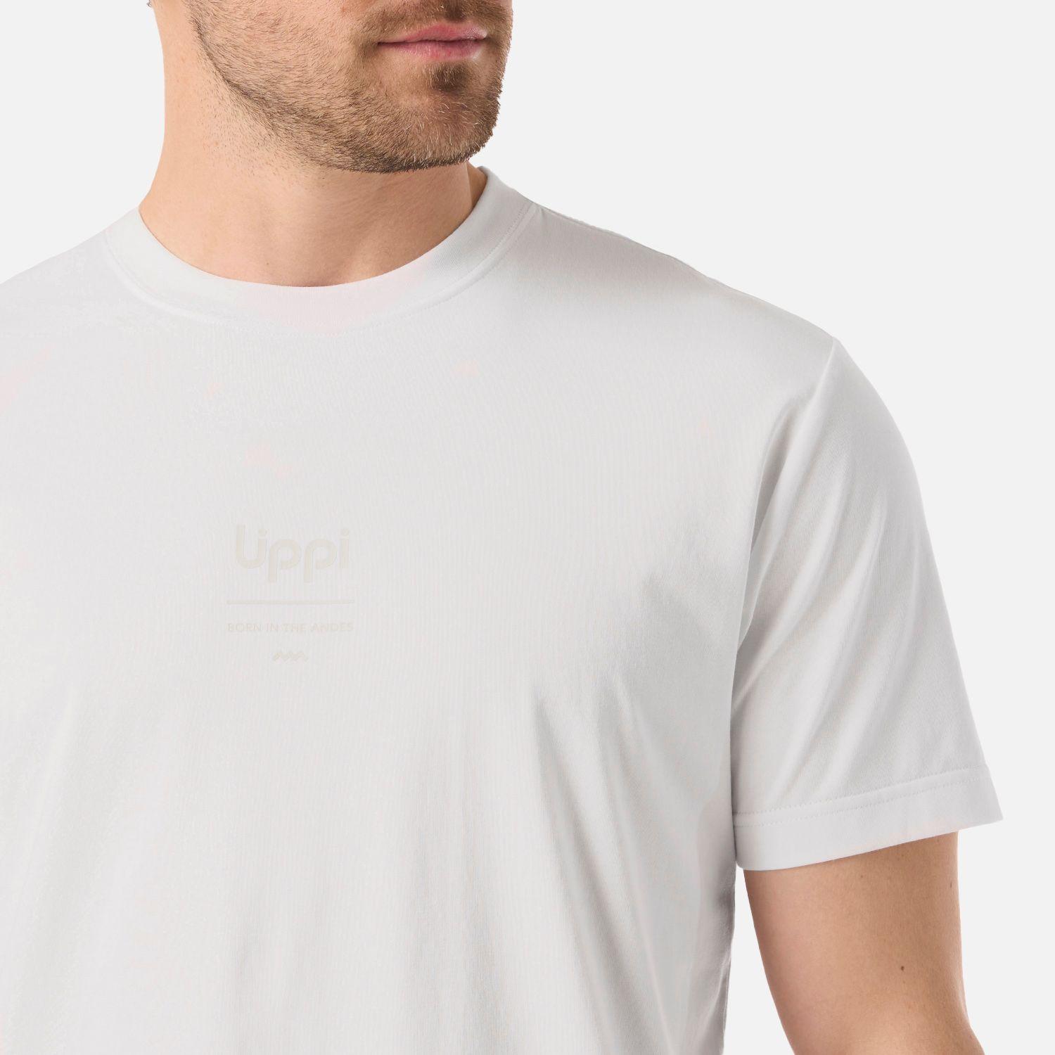 Polera Hombre Ulmo Mid Point Sorona T-Shirt Blanco Lippi V26-3