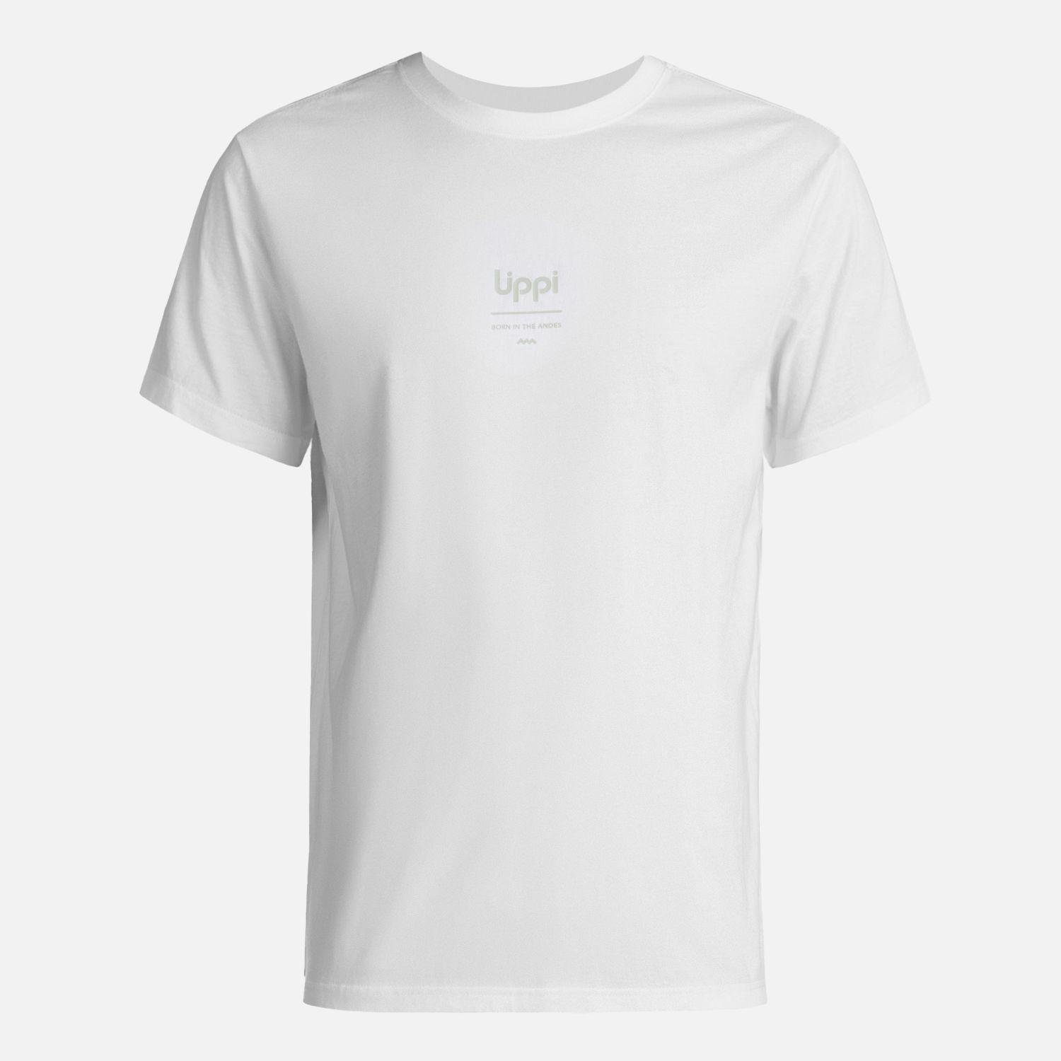 Polera Hombre Ulmo Mid Point Sorona T-Shirt Blanco Lippi V26-5