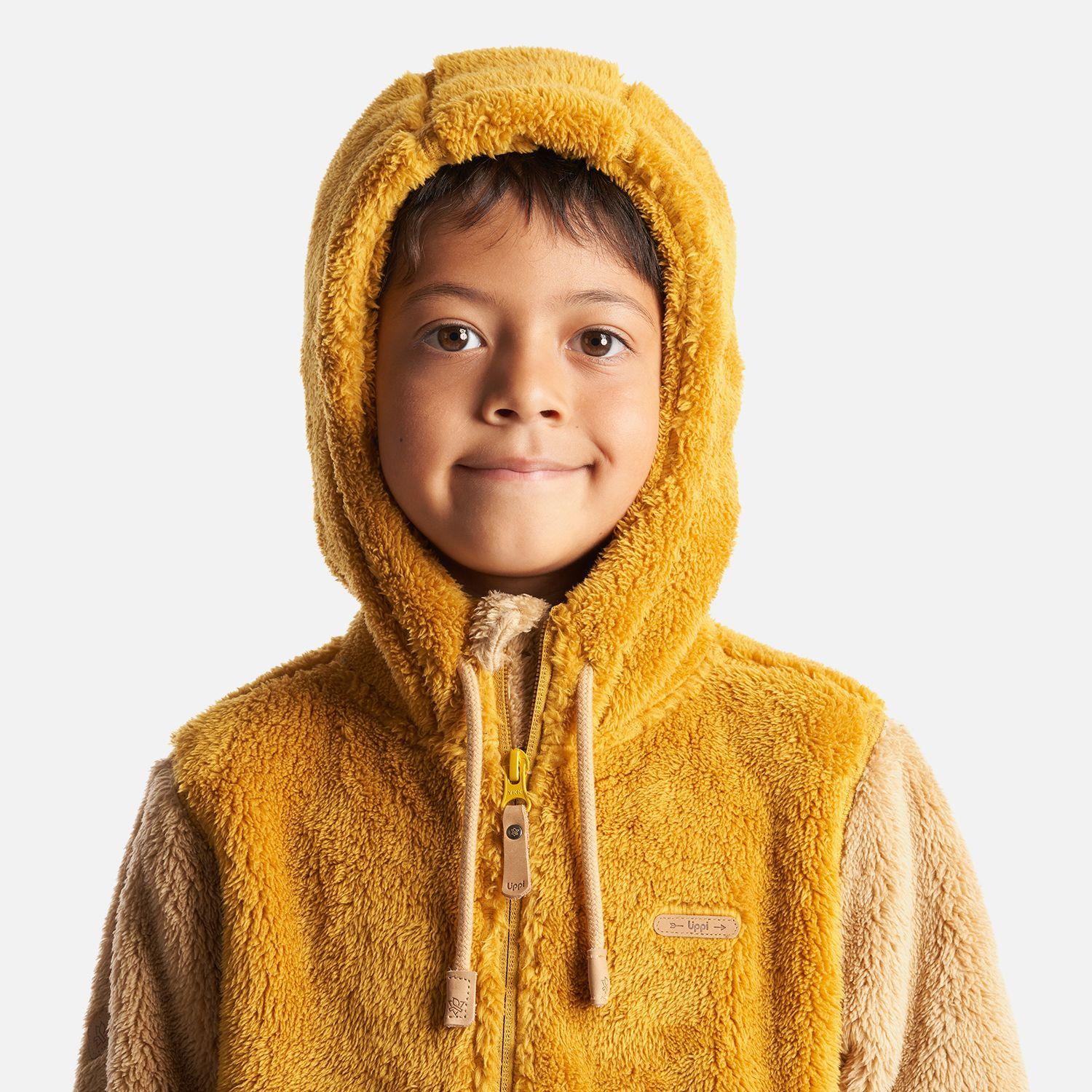 Chaqueta Niño Bear Shaggy-Pro Hoody Jacket Taupe/Mostaza Lippi-3