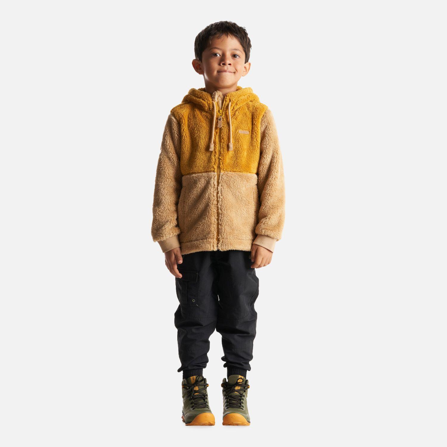 Chaqueta Niño Bear Shaggy-Pro Hoody Jacket Taupe/Mostaza Lippi-4