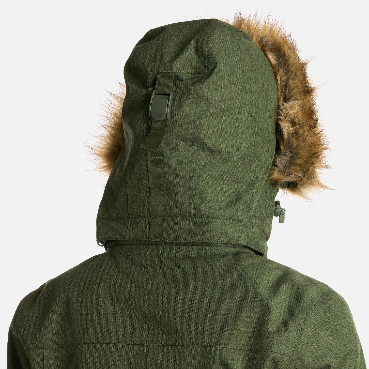 Chaqueta Mujer Roble B-Dry Hoody Melange Verde Lippi I25-9