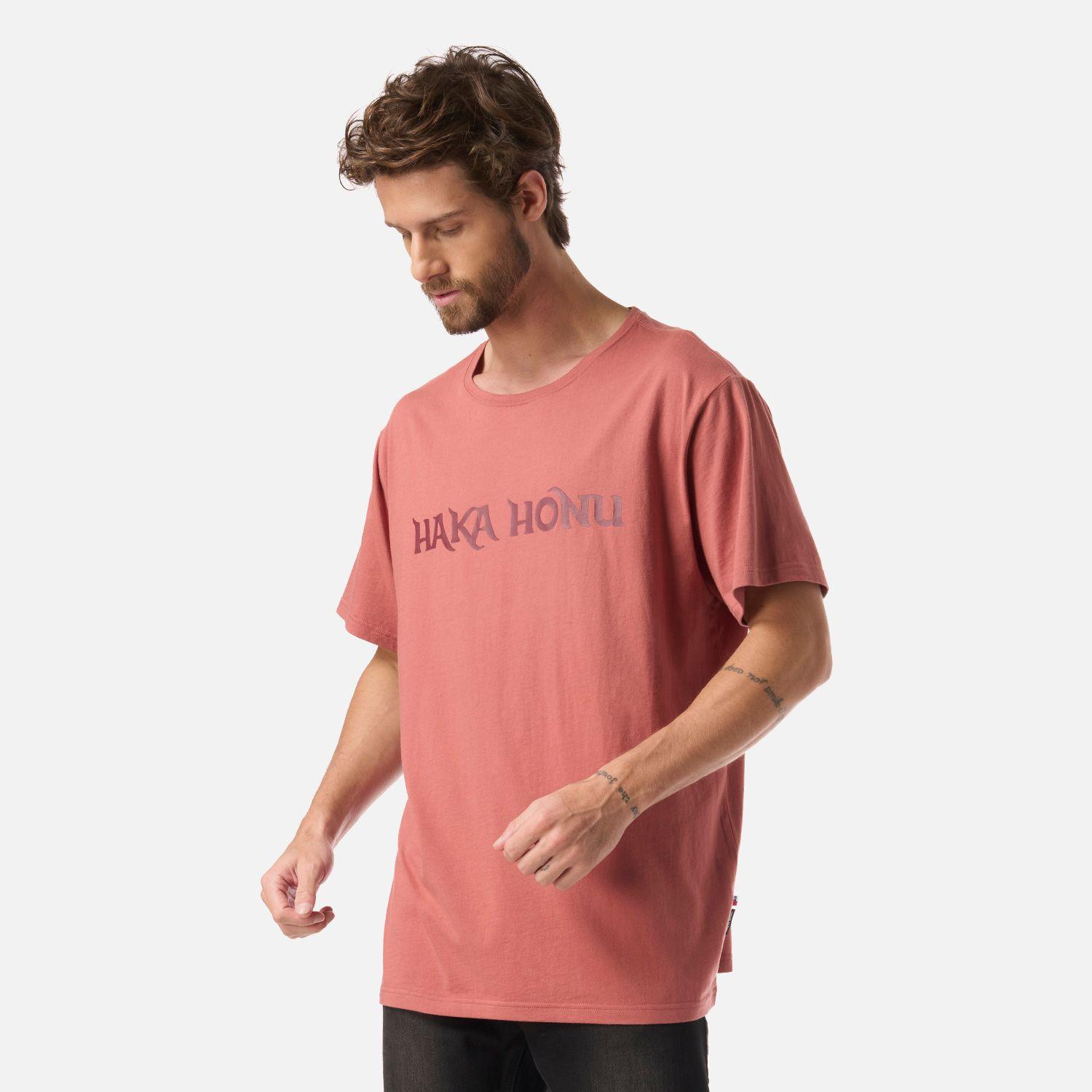 Polera Hombre Logo Terracota Claro Haka Honu-1