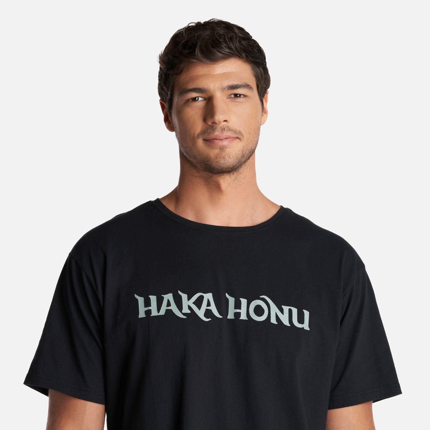 Polera Hombre Logo Negro Haka Honu V24-4