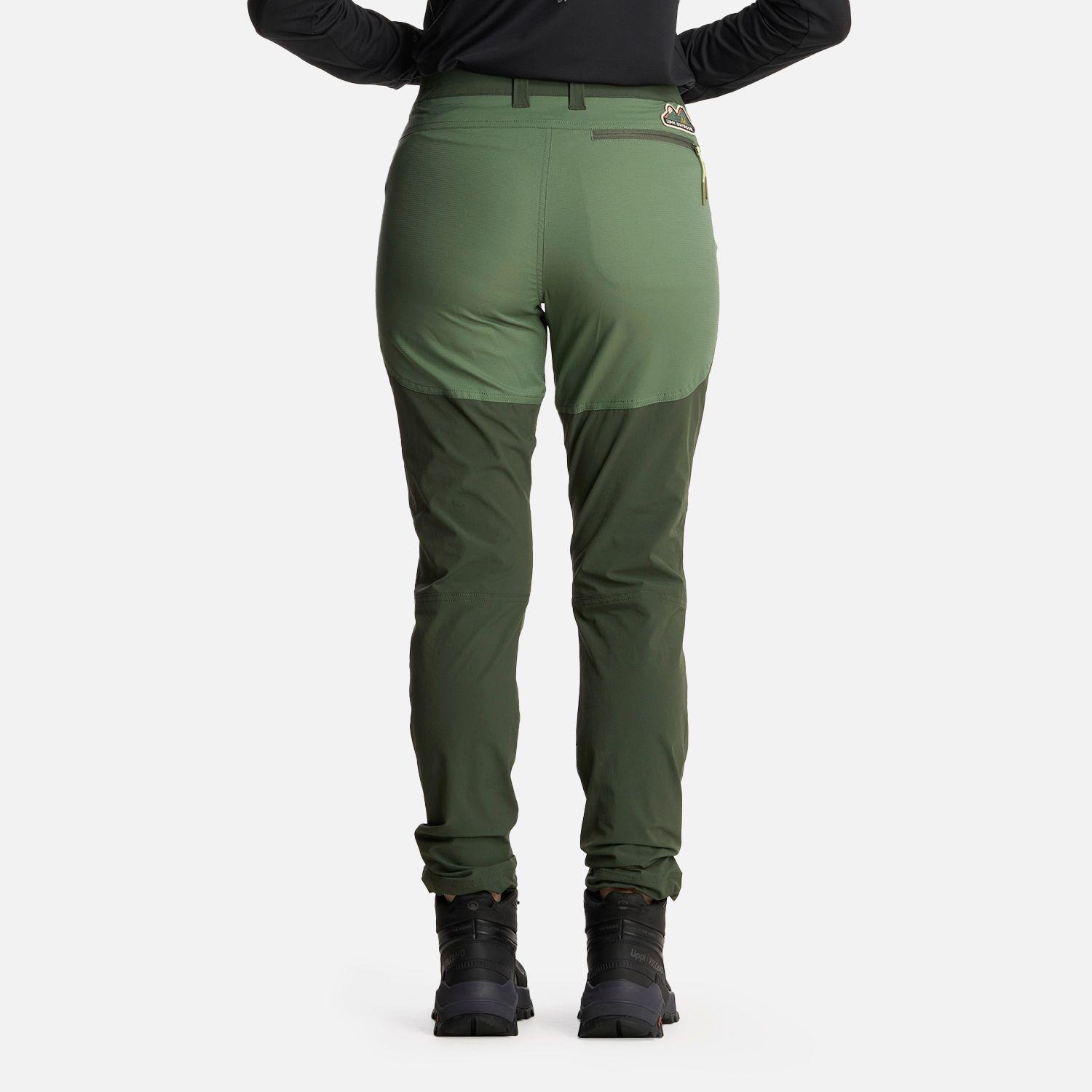 Pantalón Mujer Lennox Q-Dry Slim Fit Verde Militar Lippi-2