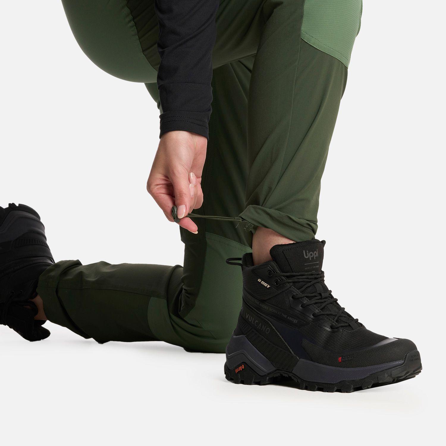 Pantalón Mujer Lennox Q-Dry Slim Fit Verde Militar Lippi-5