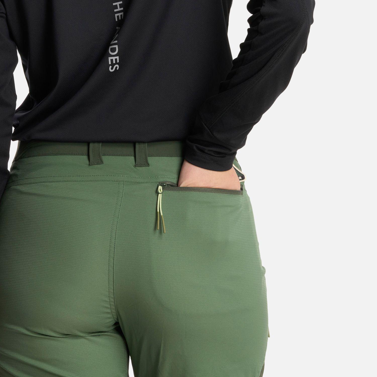 Pantalón Mujer Lennox Q-Dry Slim Fit Verde Militar Lippi-6