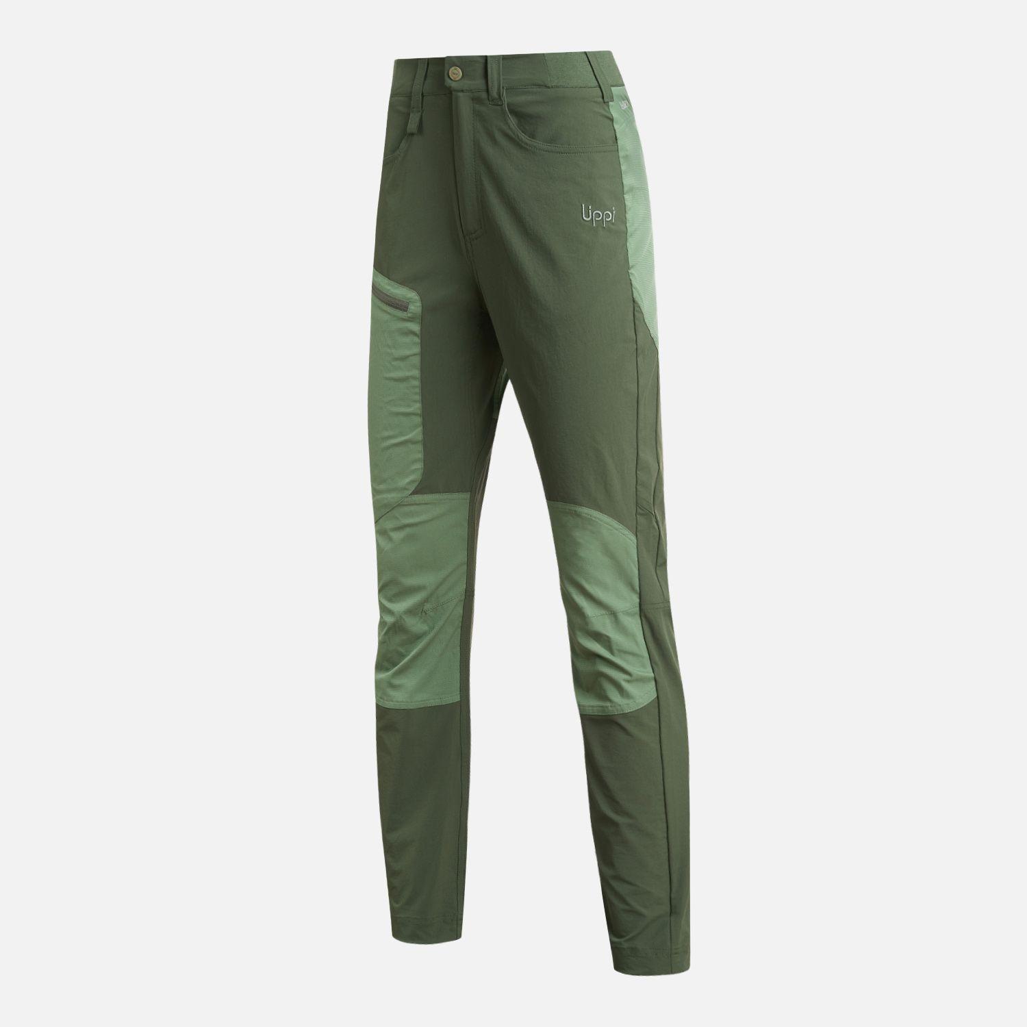 Pantalón Mujer Lennox Q-Dry Slim Fit Verde Militar Lippi-8