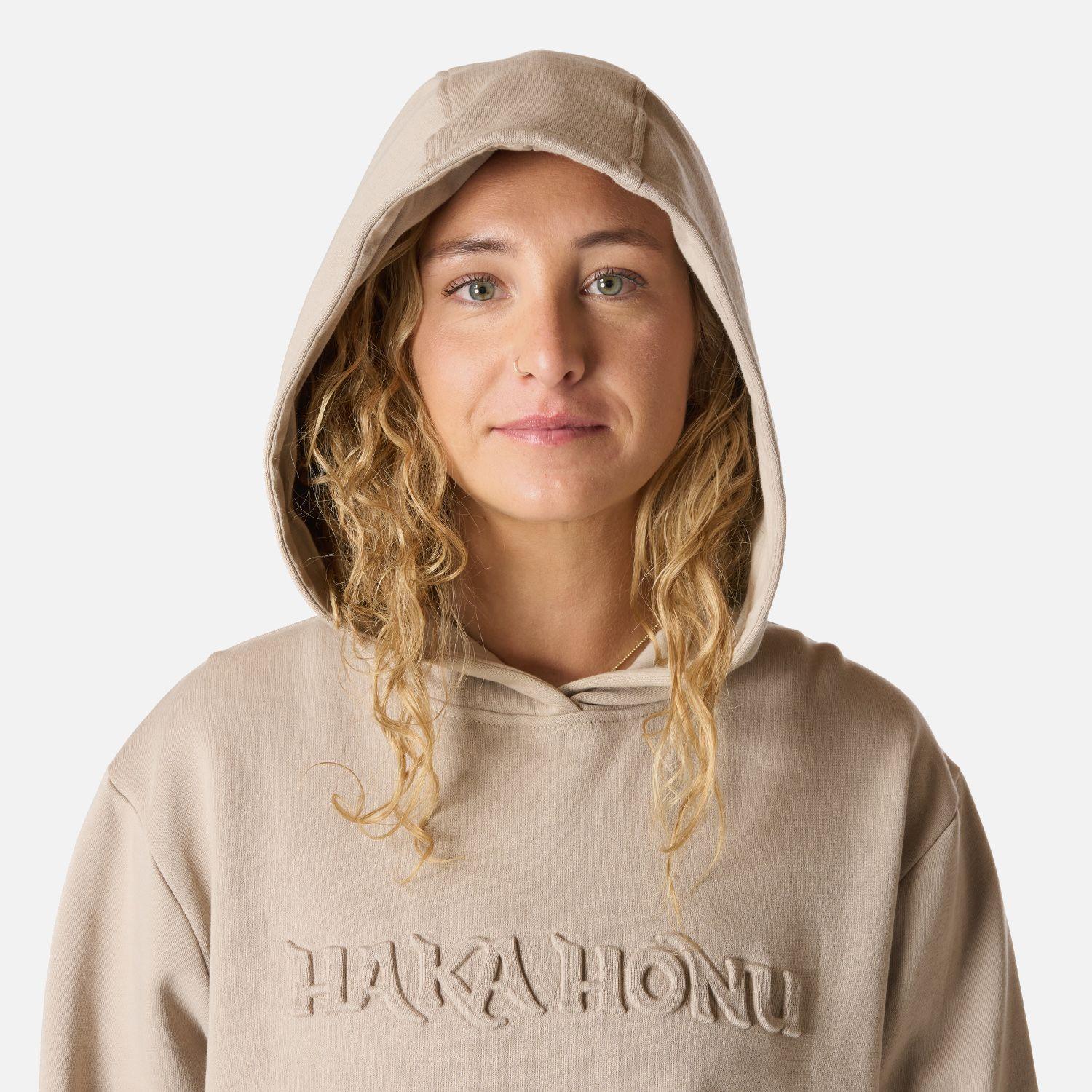 Polerón Mujer Motomami Hoody Taupe Haka Honu-3