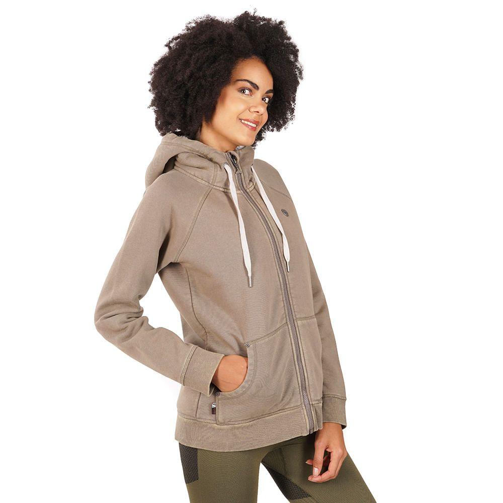 Poleron Mujer Refugia-T Café Haka Honu I18-0