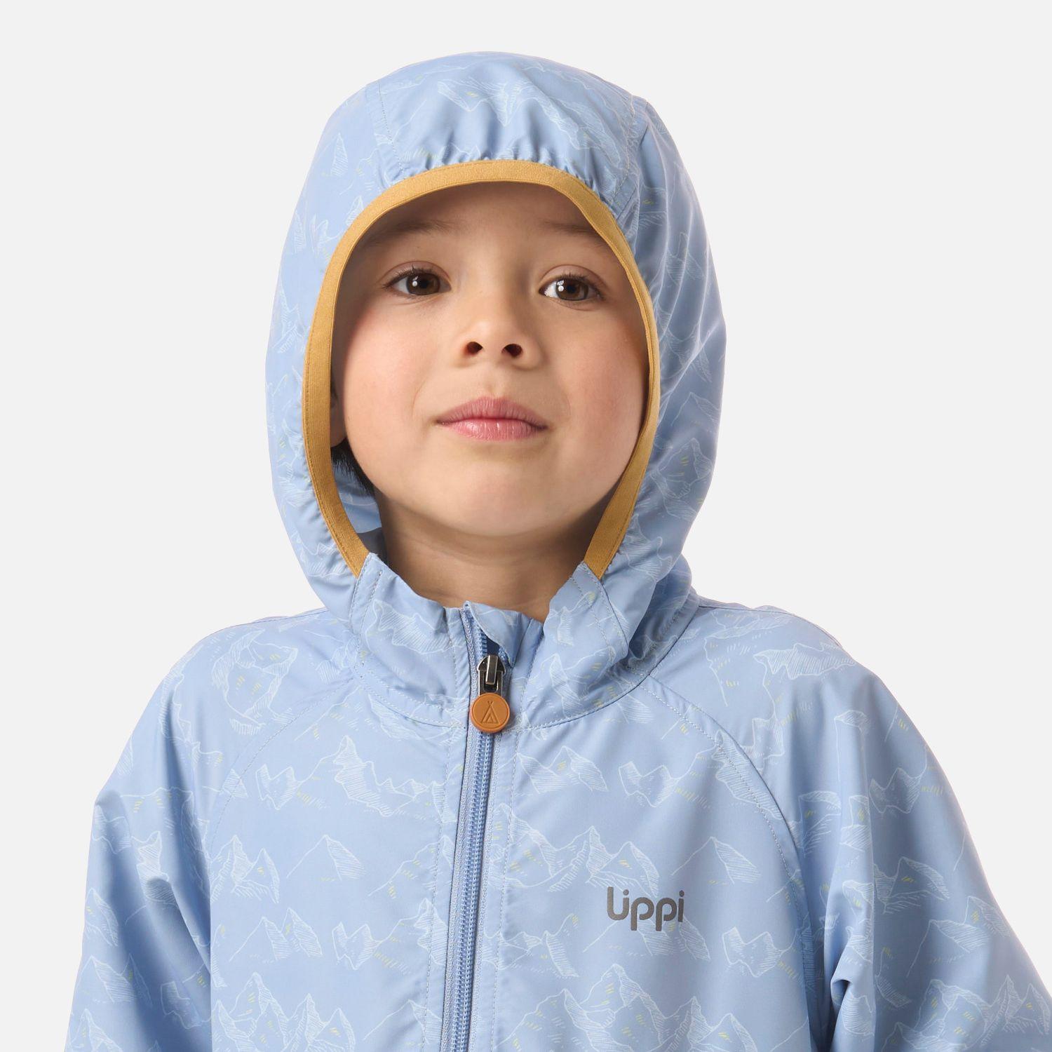 Chaqueta Niño Nightfall Windbreaker Hoody Jacket Celeste Lippi V26-3