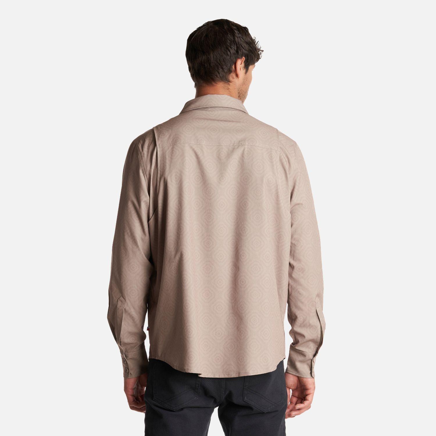 Camisa Hombre Cumbre Manga Larga Beige Haka Honu-3