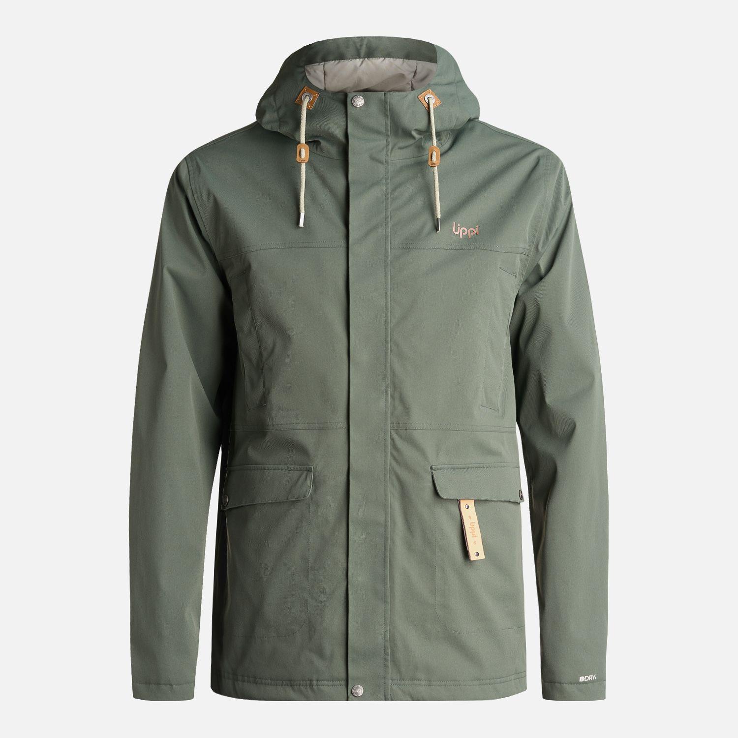 Chaqueta Hombre DayBreak B-Dry Jacket Verde Militar Lippi-0