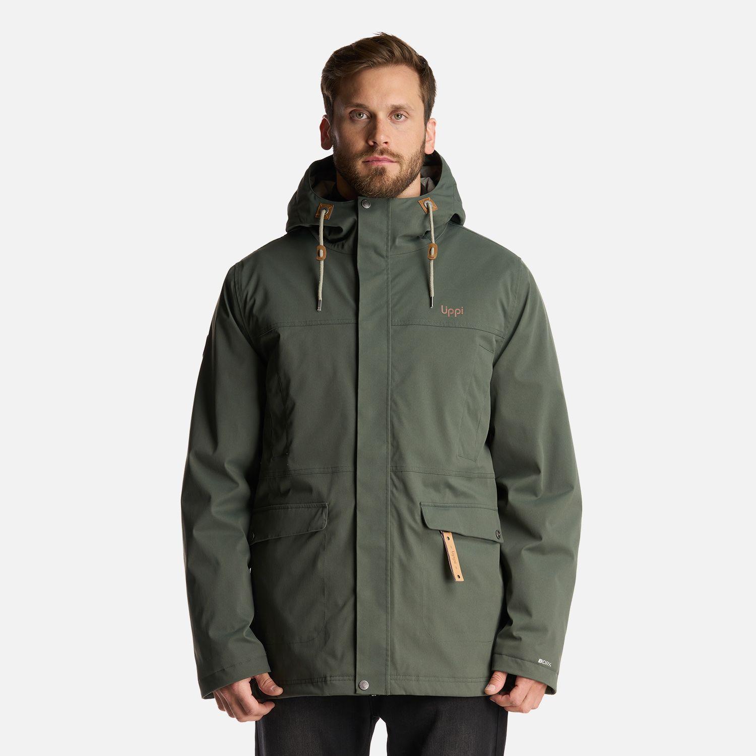 Chaqueta Hombre DayBreak B-Dry Jacket Verde Militar Lippi-1