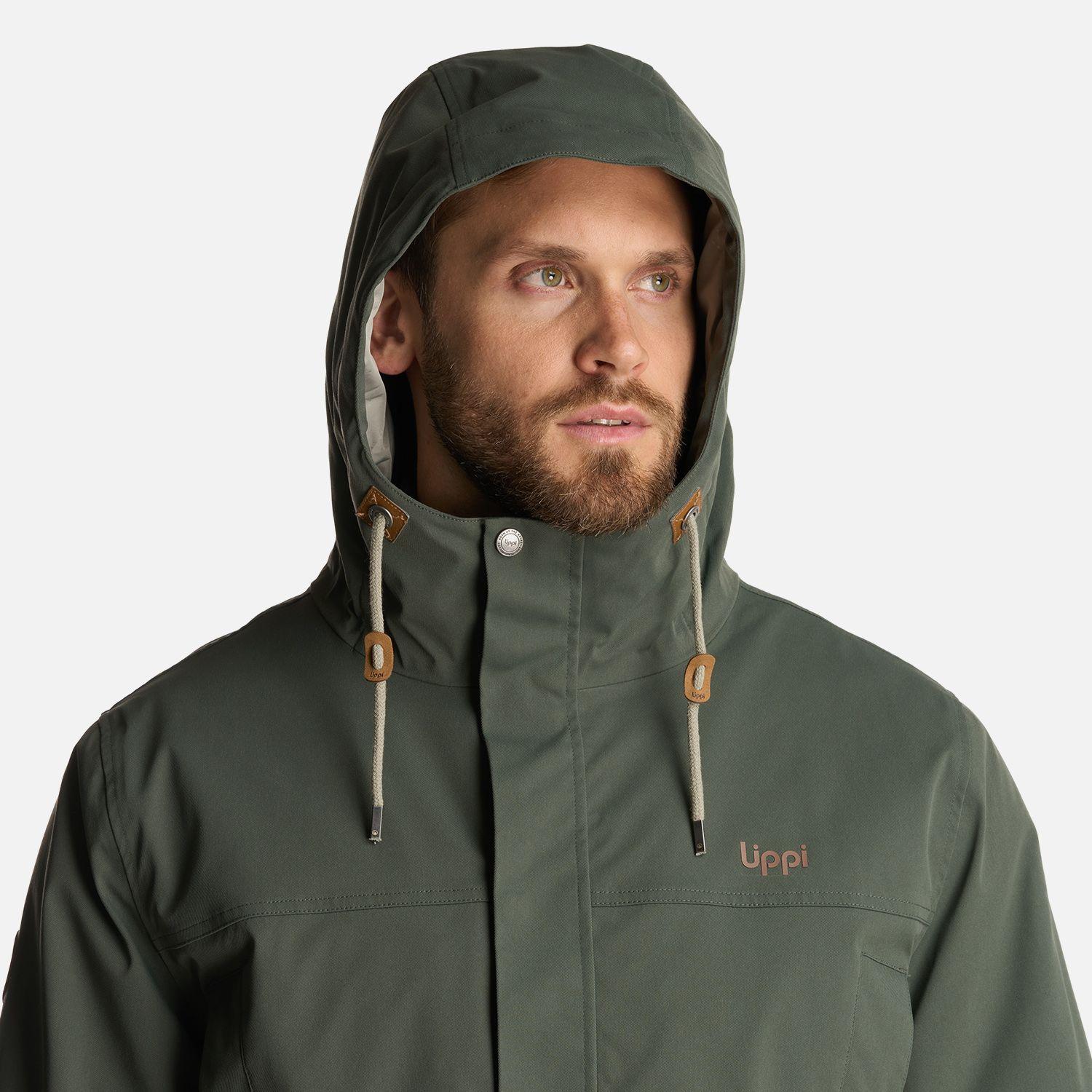 Chaqueta Hombre DayBreak B-Dry Jacket Verde Militar Lippi-5