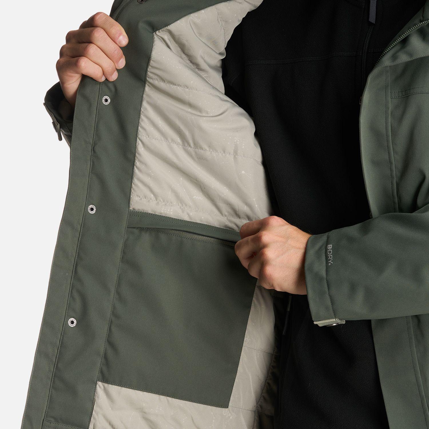 Chaqueta Hombre DayBreak B-Dry Jacket Verde Militar Lippi-9