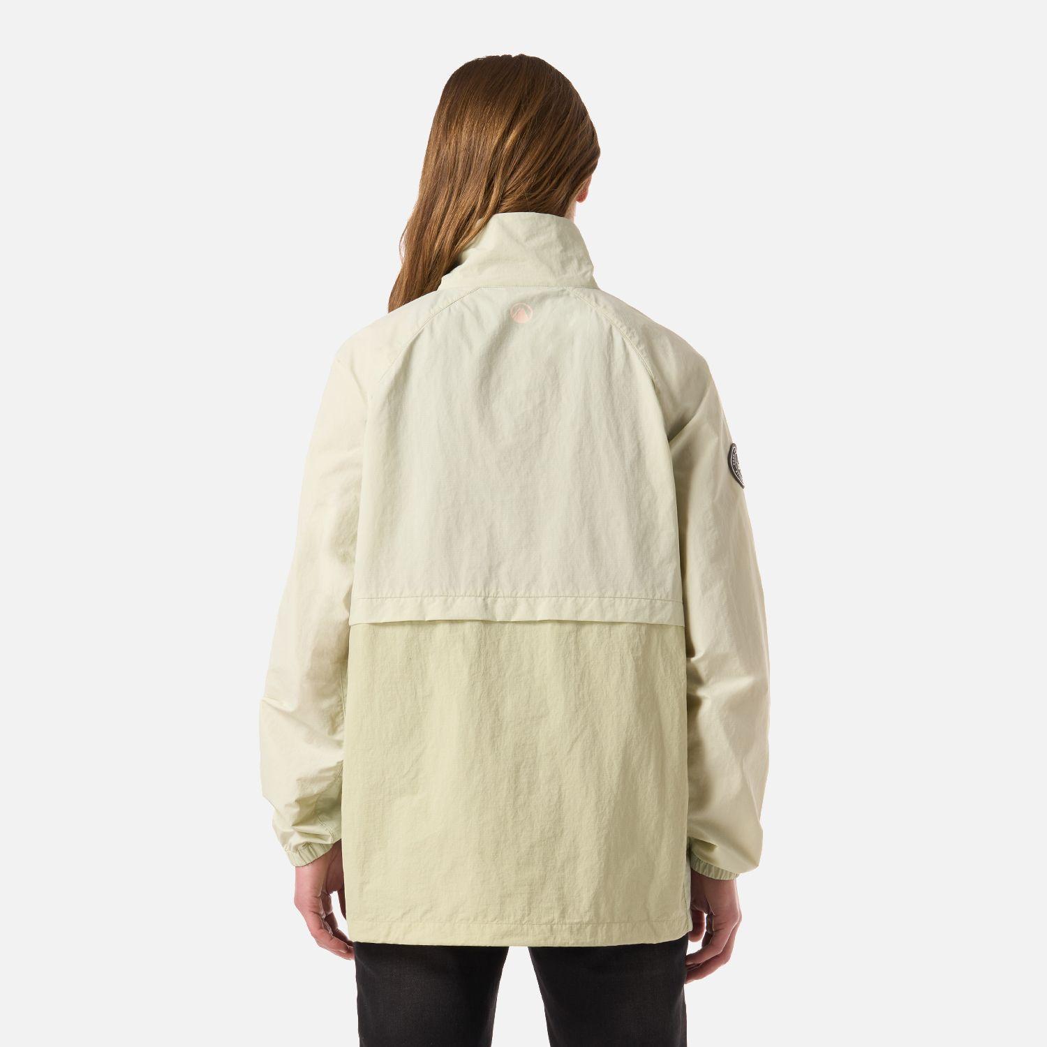 Chaqueta Mujer WindCity WindBreaker 1/4 Zip Jacket Verde Lippi V26-2