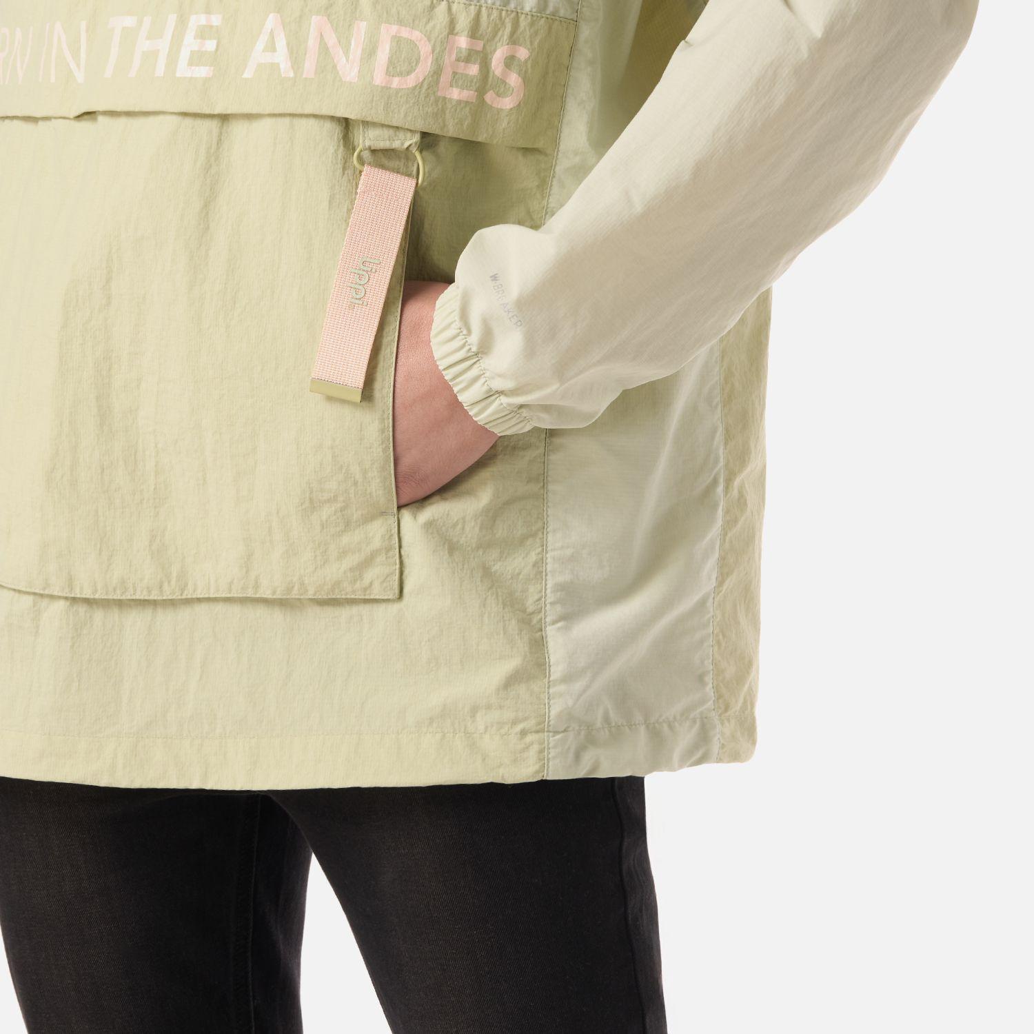 Chaqueta Mujer WindCity WindBreaker 1/4 Zip Jacket Verde Lippi V26-5