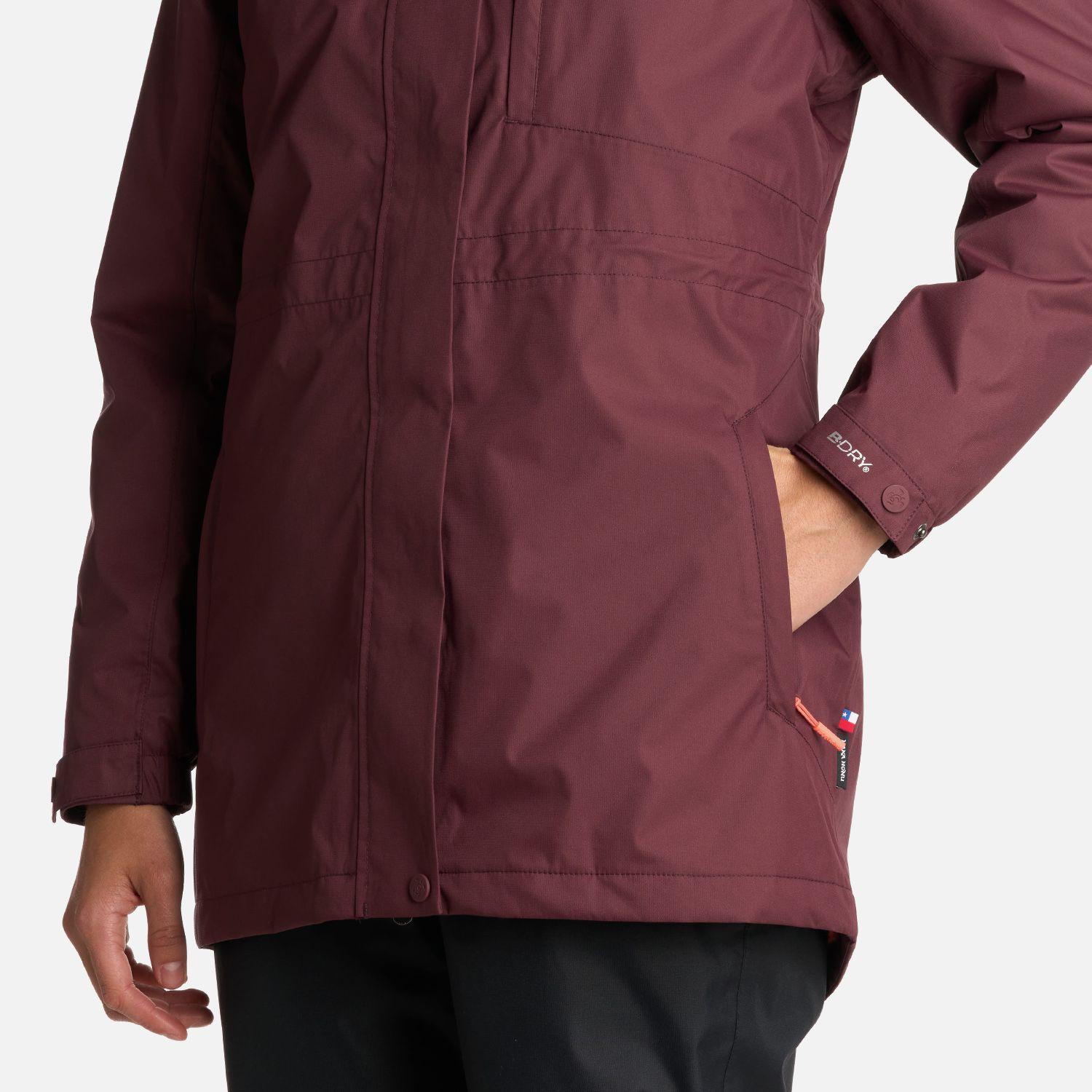 Chaqueta Mujer Terranova Burdeo Haka Honu I25-4