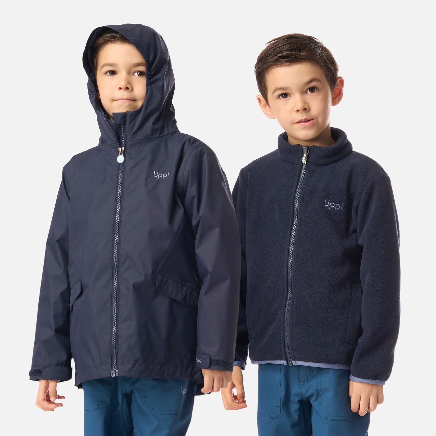 Chaqueta Niño Snowball Fusion-3 Hoody Jacket Azul Marino Lippi I26-0