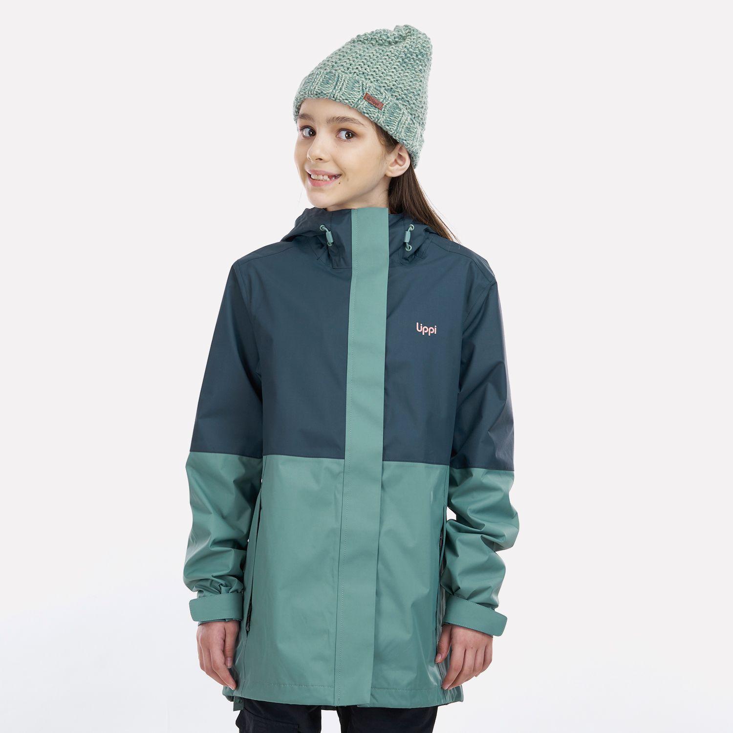 Chaqueta Teen Girl Blizzard B-Dry Hoody Jacket Jade Oscuro Azul Piedra Lippi-1