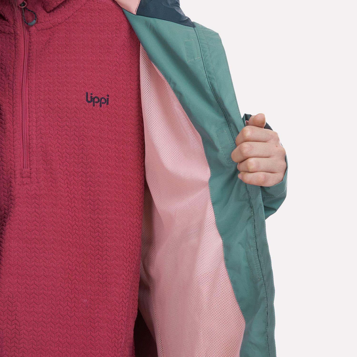 Chaqueta Teen Girl Blizzard B-Dry Hoody Jacket Jade Oscuro Azul Piedra Lippi-4