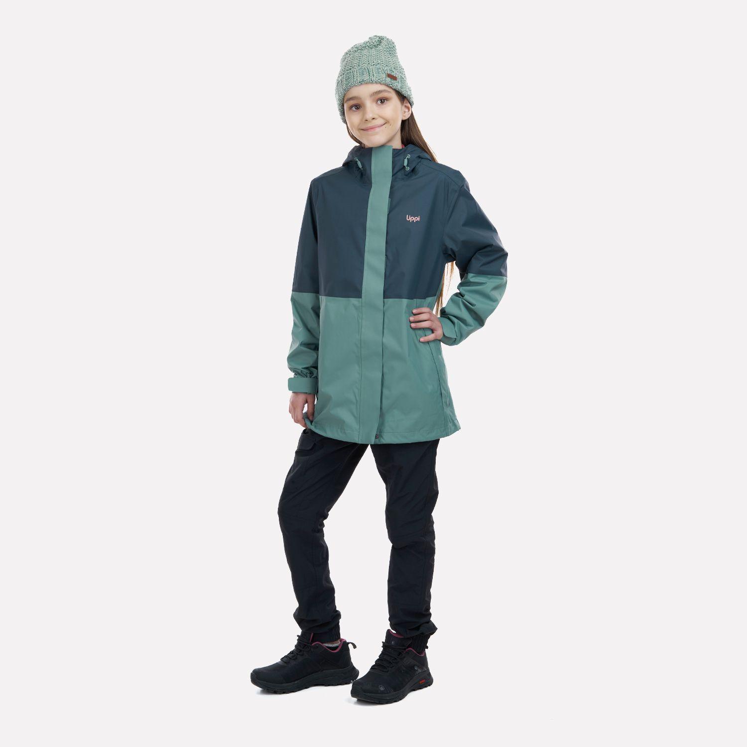 Chaqueta Teen Girl Blizzard B-Dry Hoody Jacket Jade Oscuro Azul Piedra Lippi-6