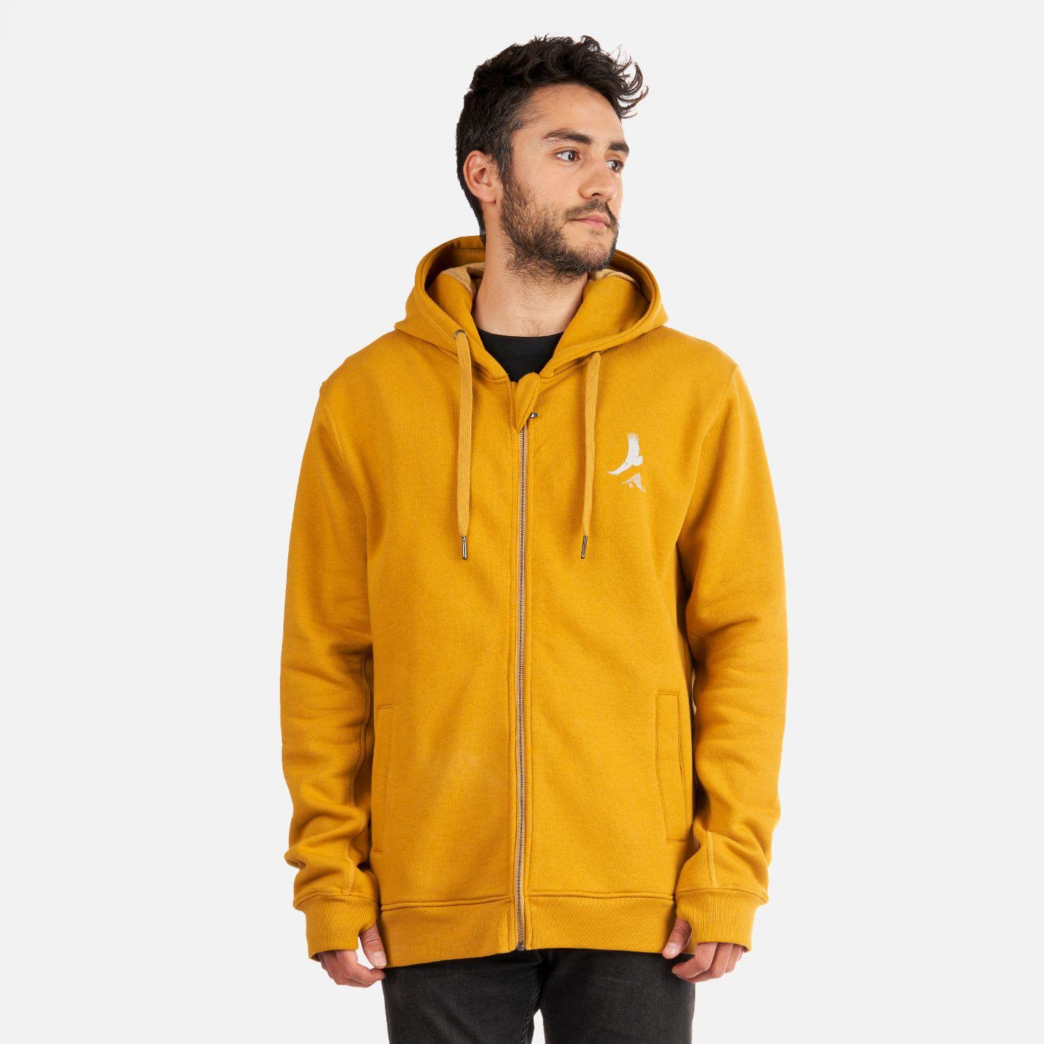 Poleron Hombre Ninja Mostaza Haka Honu I22-1