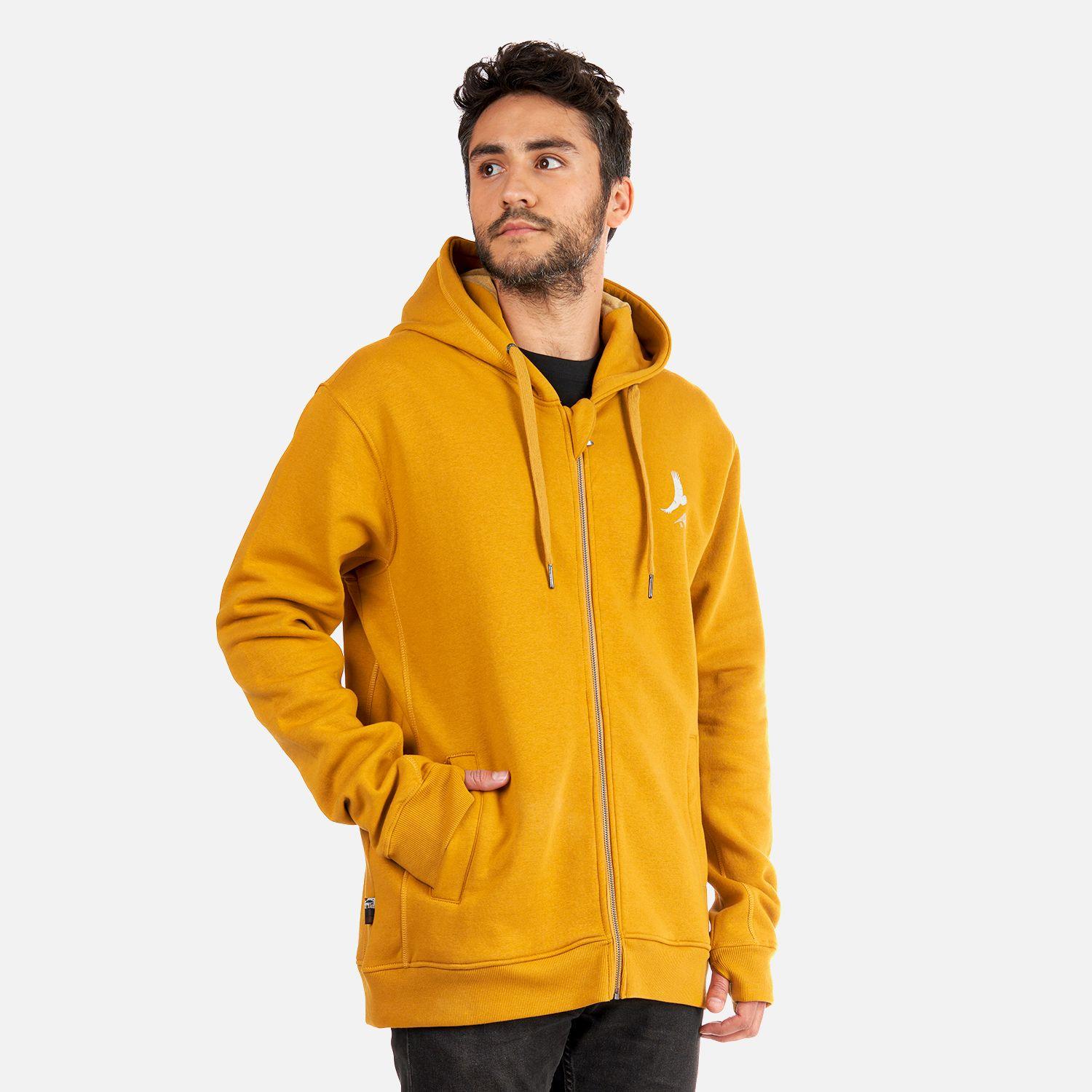 Poleron Hombre Ninja Mostaza Haka Honu I22-2