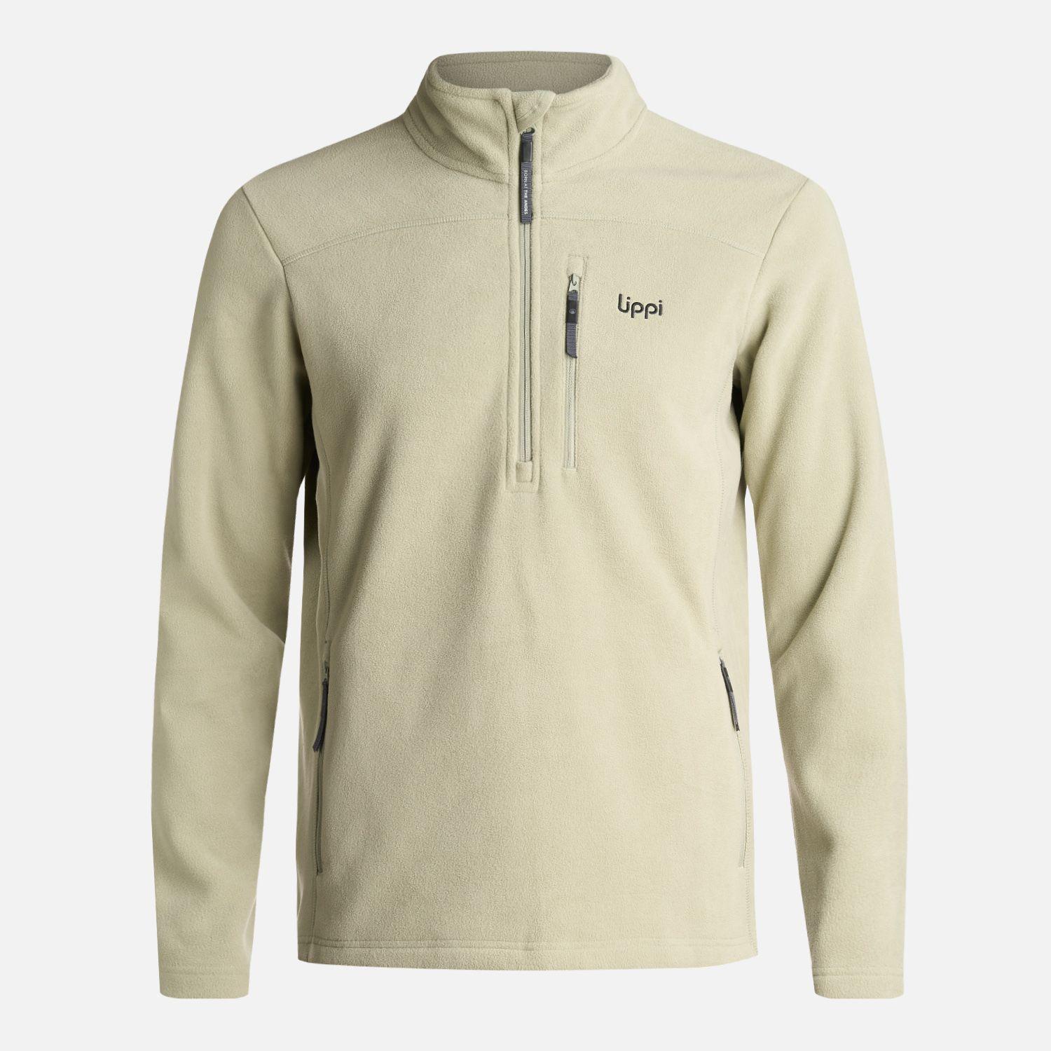 Chaqueta Hombre Paicavi Therm-Pro 14 Zip Jacket Verde Grisaceo Lippi-0