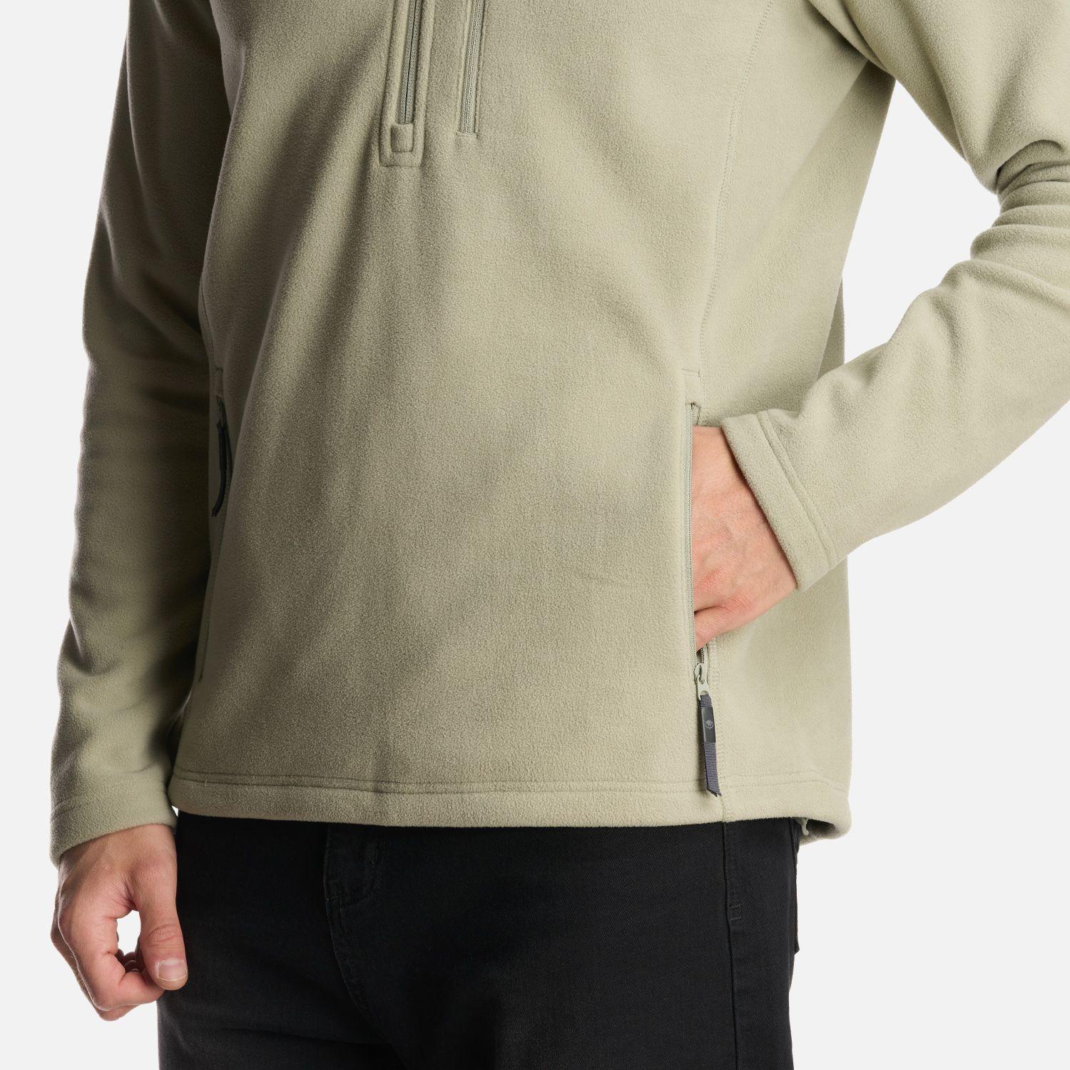 Chaqueta Hombre Paicavi Therm-Pro 14 Zip Jacket Verde Grisaceo Lippi-6