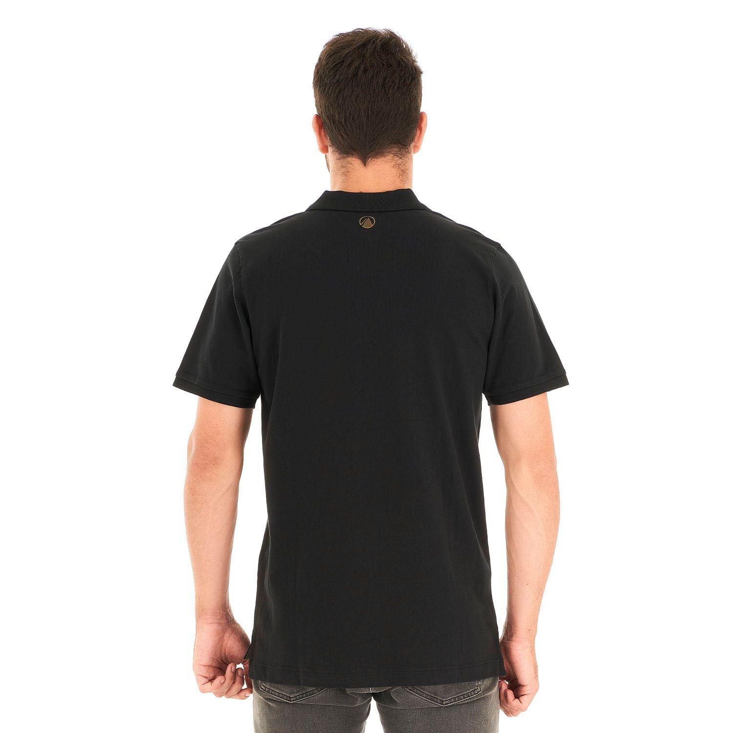 Polera Hombre First Class Elastic Polo Negro nuevo Lippi-5