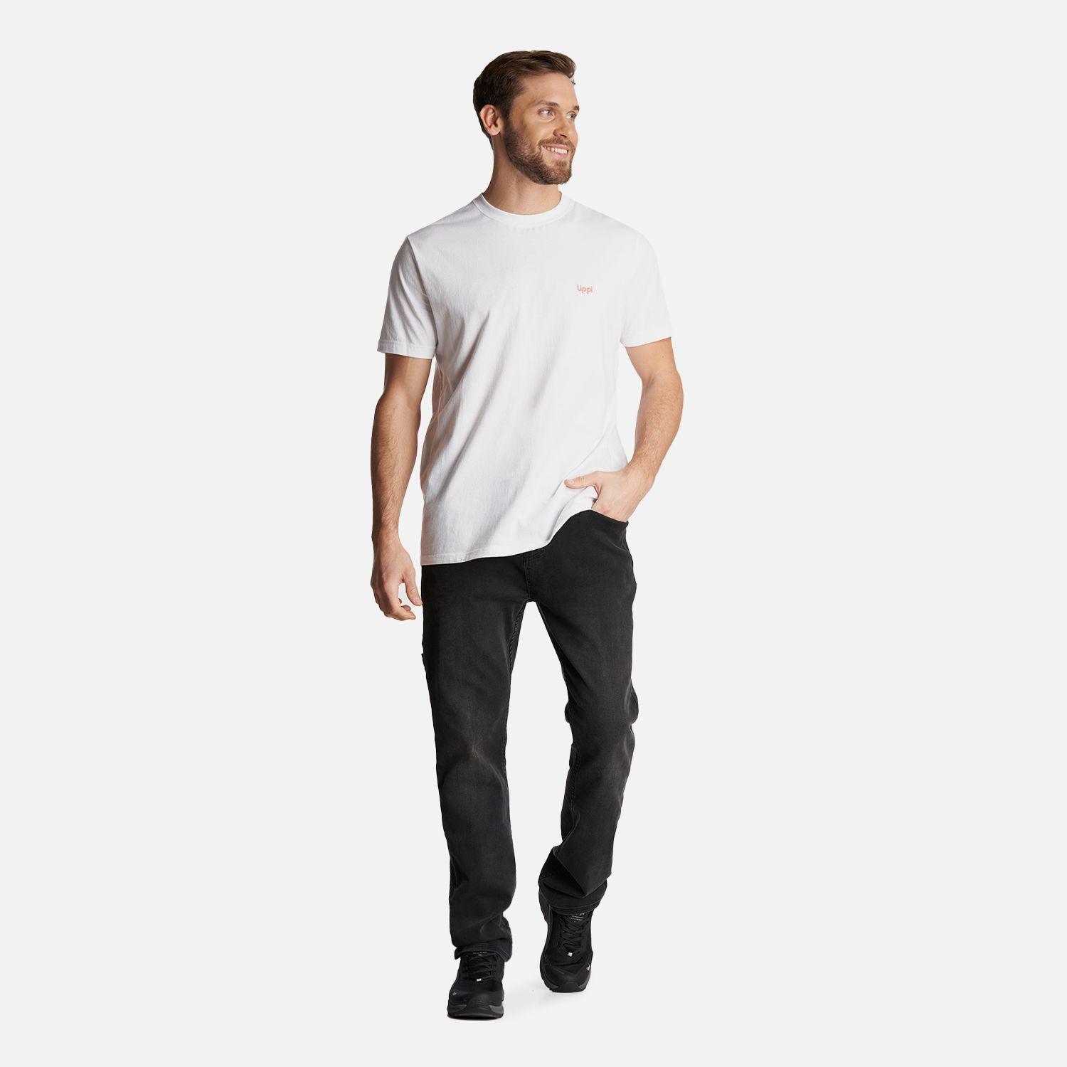 Polera Hombre Logo Lippi Back Print T-Shirt Blanco Lippi-4