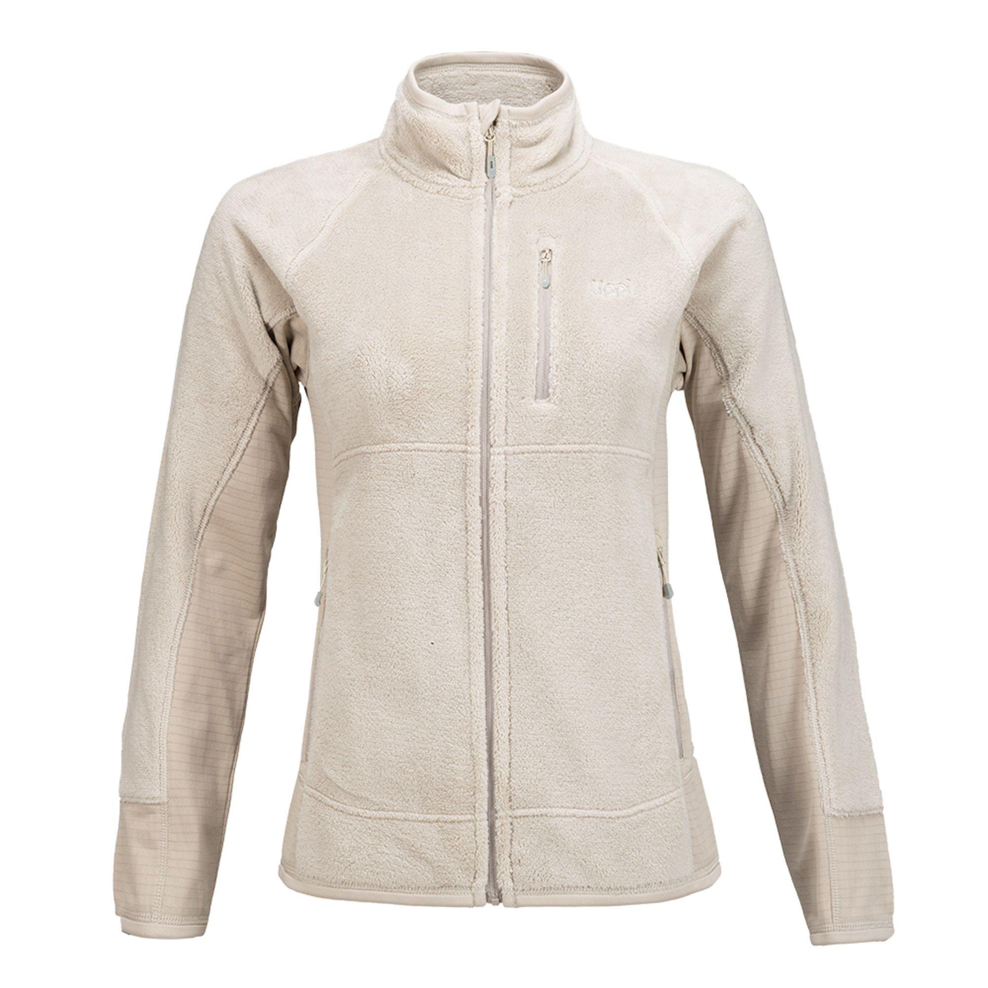 Poleron Mujer Numan Shaggy-Pro Jacket Taupe Lippi-0